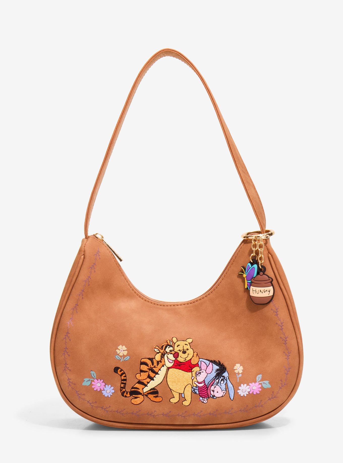 Disney Winnie The Pooh Group Charm Shoulder Bag, , hi-res