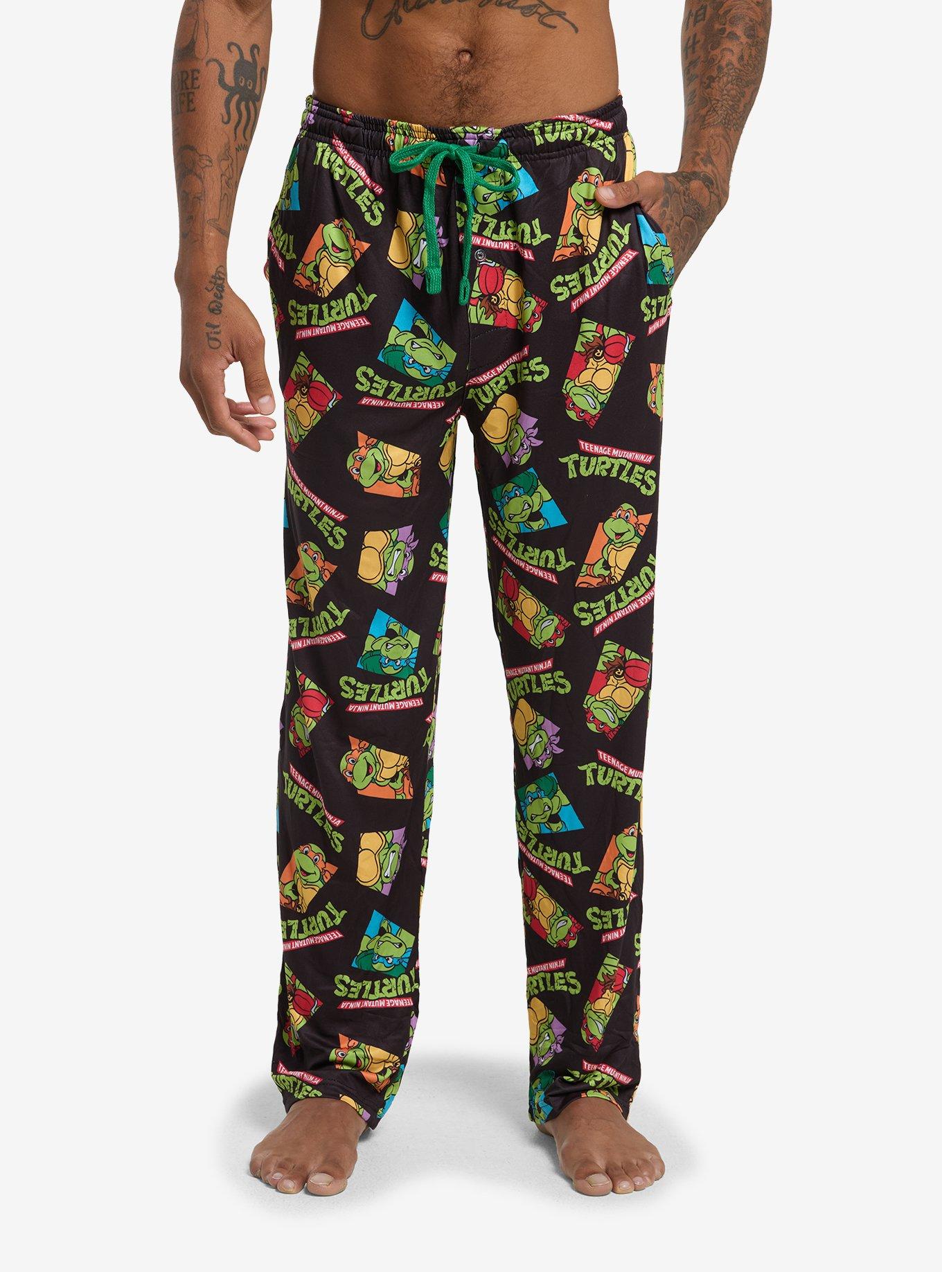 Teenage Mutant Ninja Turtles Allover Print Pajama Pants, , hi-res