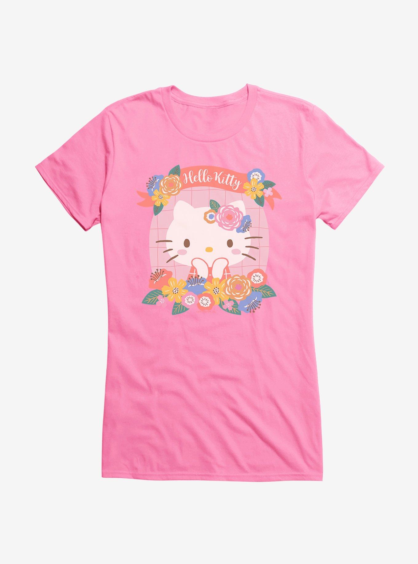 Hello Kitty Florals Girls T-Shirt, , hi-res