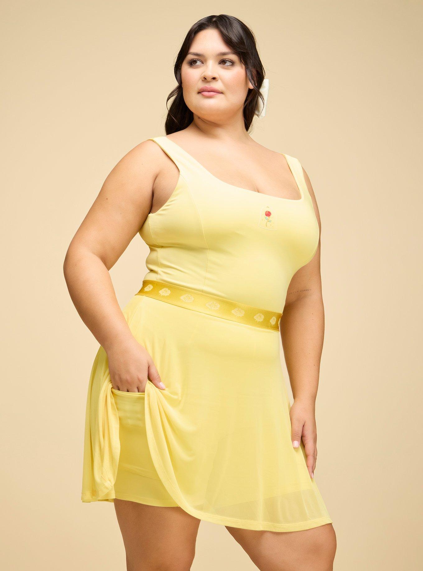 Her Universe Disney Beauty And The Beast Belle Athletic Dress Plus Size Her Universe Exclusive, , hi-res