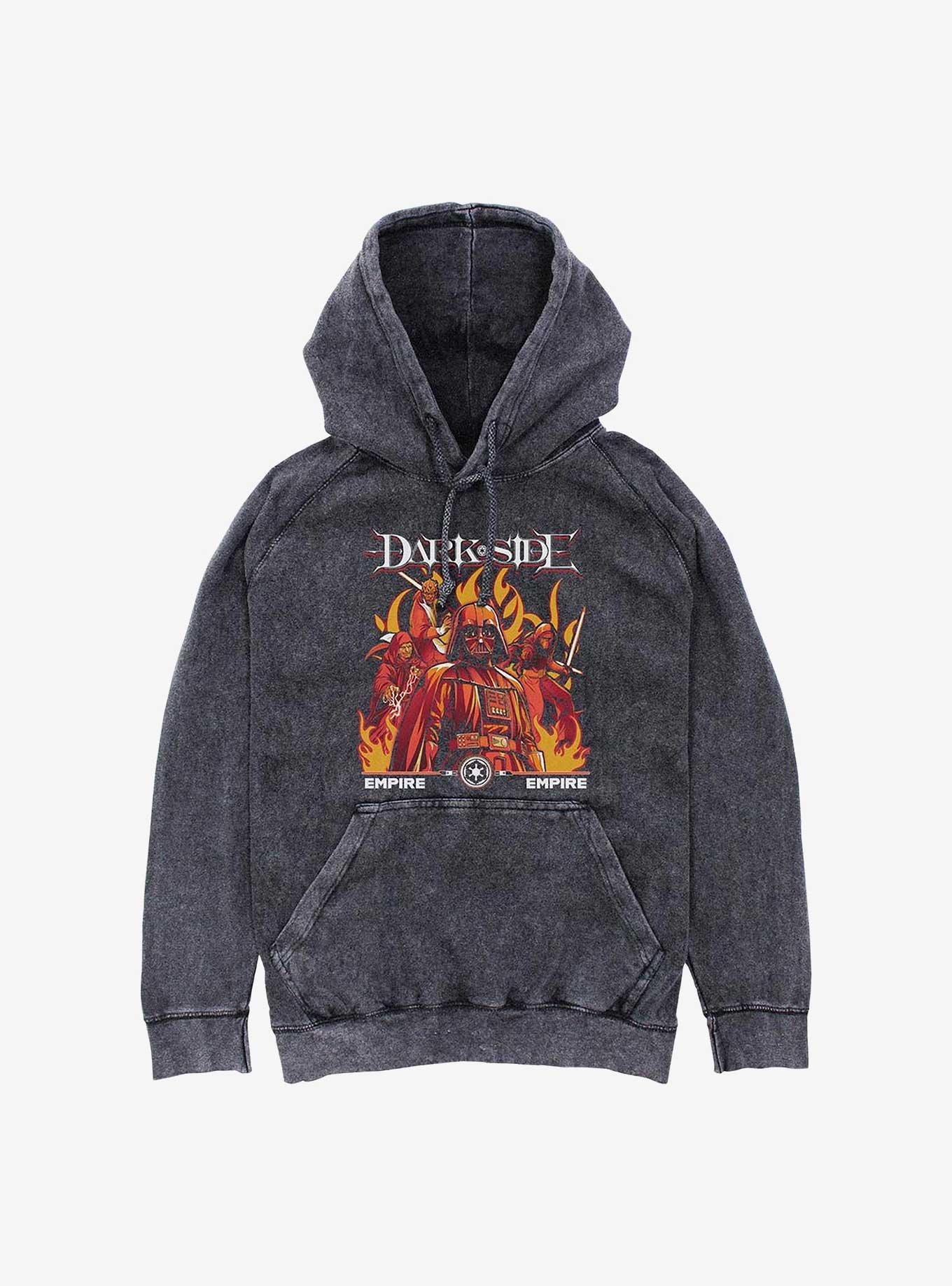 Star Wars Empire Group Mineral Wash Hoodie, BLACK, hi-res