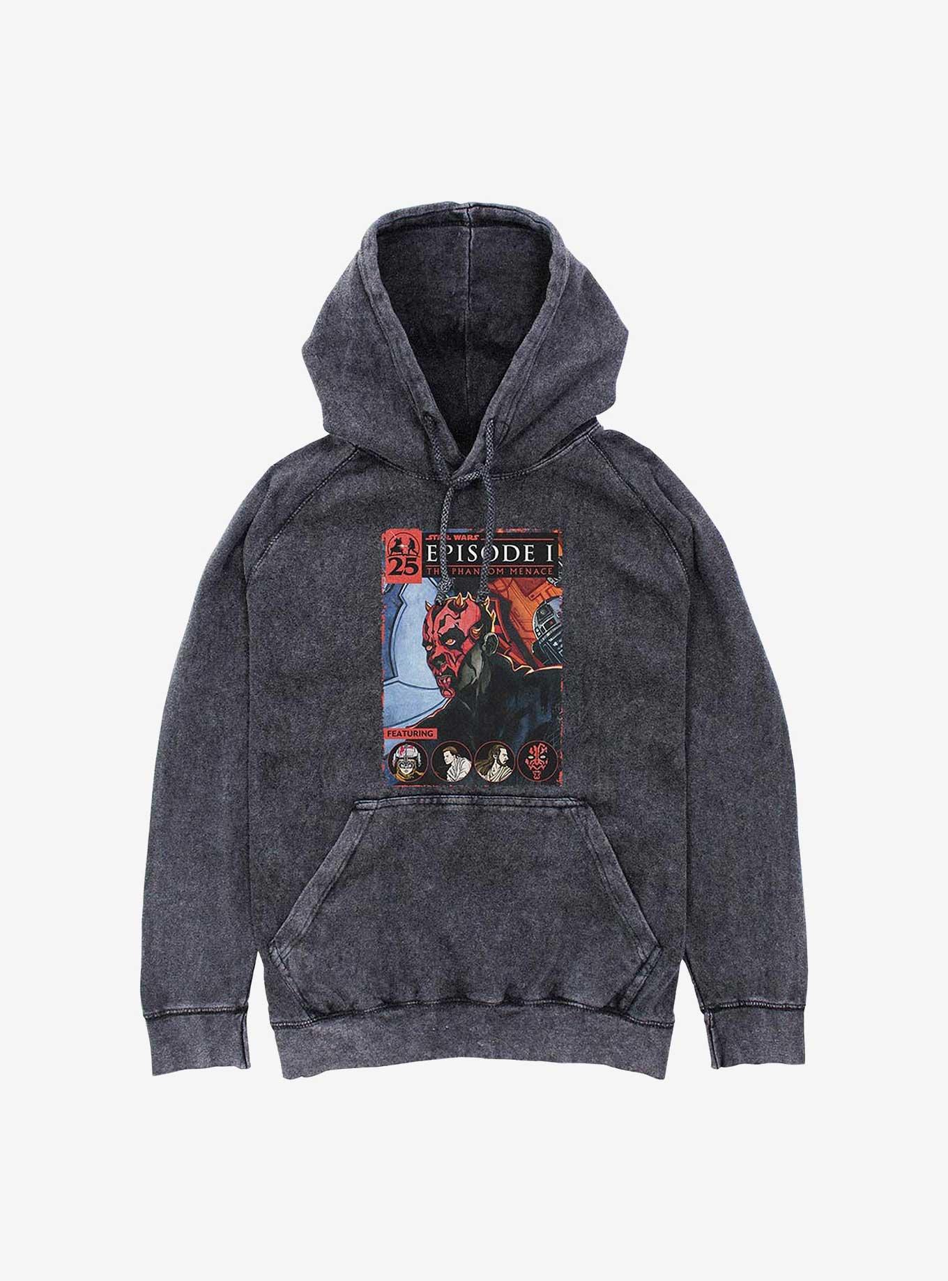 Star Wars Darth Maul Cover Mineral Wash Hoodie, , hi-res