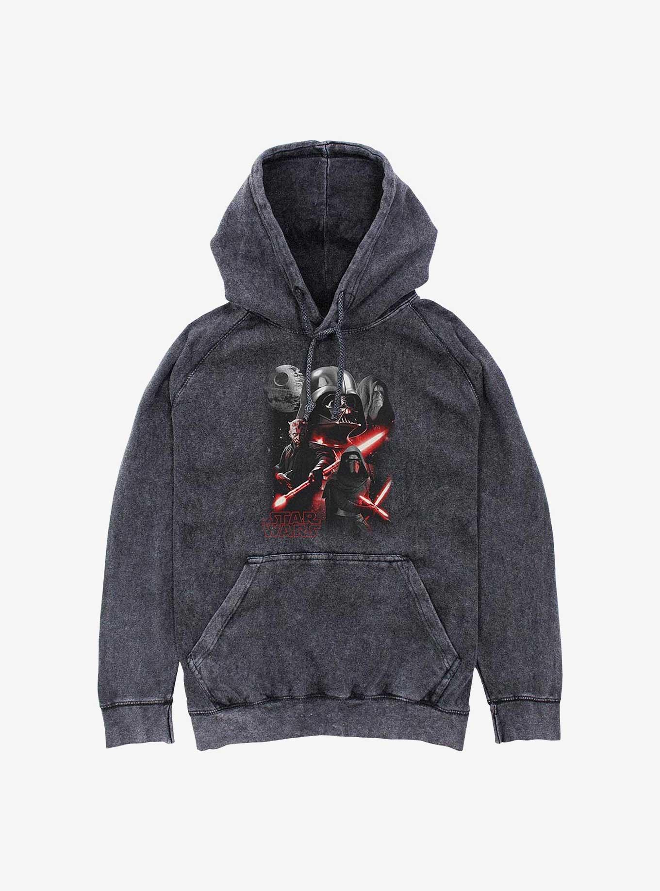 Star Wars Poster Style Mineral Wash Hoodie, , hi-res