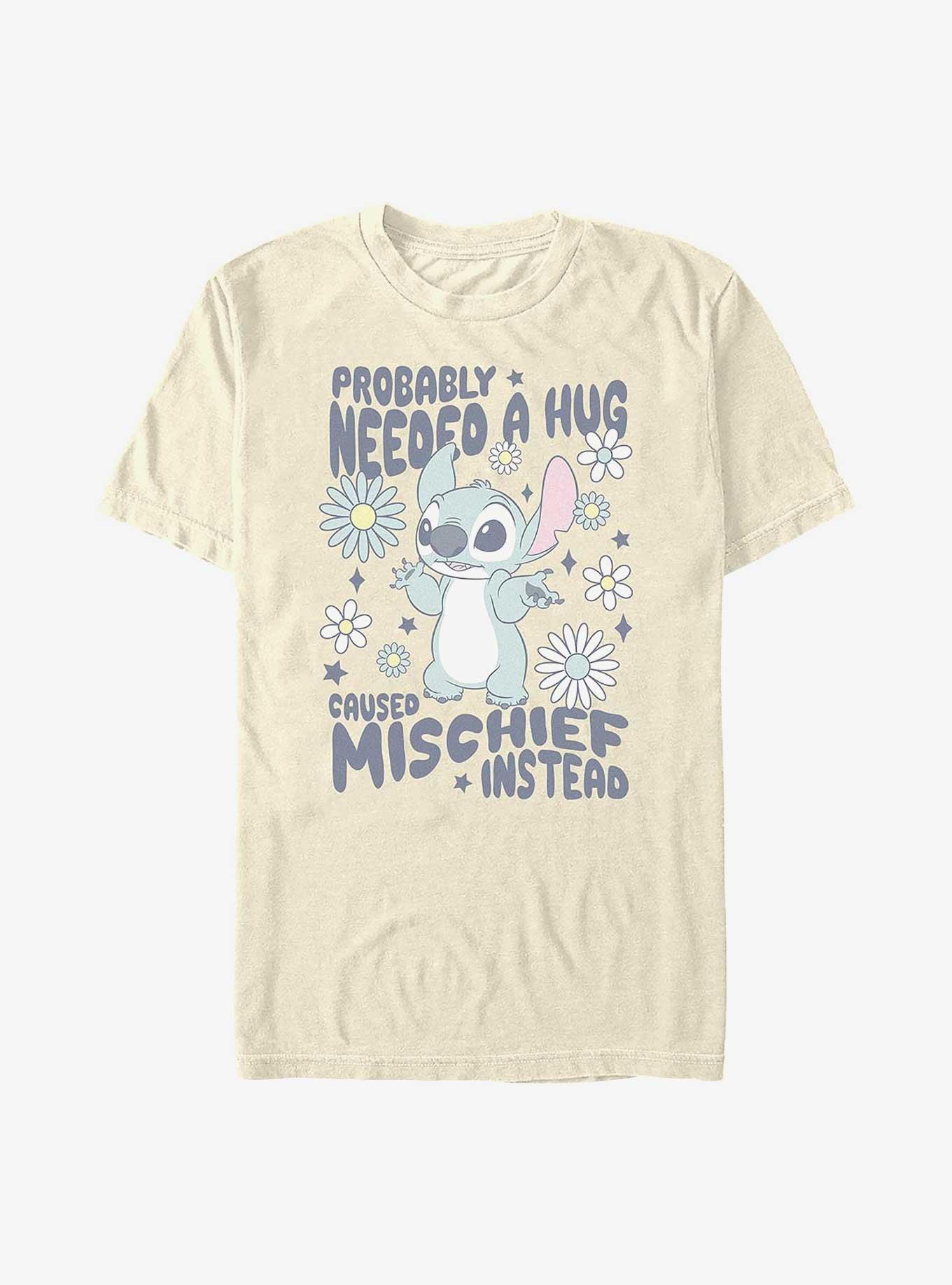Disney Lilo & Stitch Caused Mischief T-Shirt, OFF WHITE, hi-res