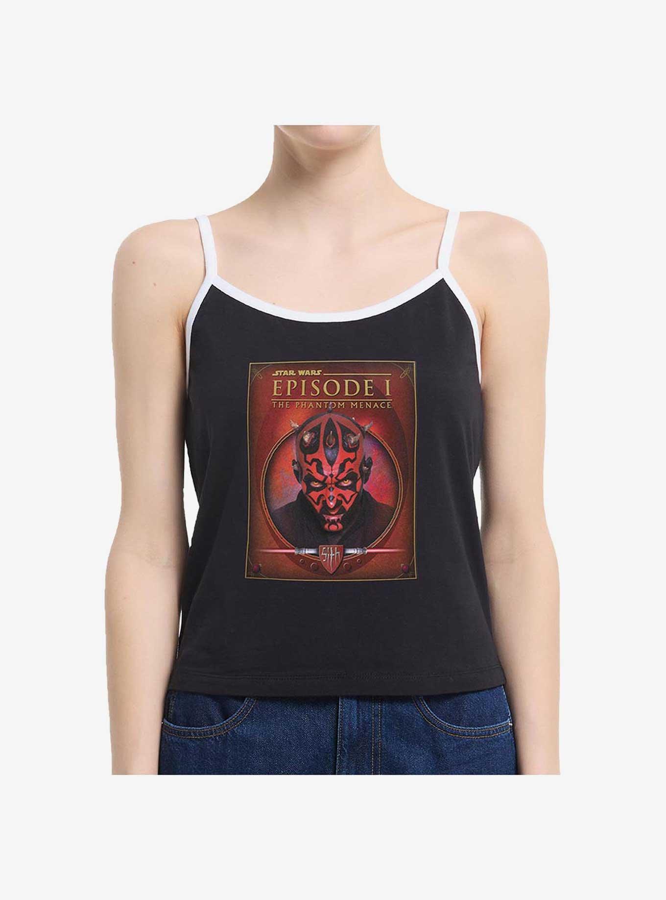 Star Wars Darth Maul Card Girls Cami, BLACK, hi-res