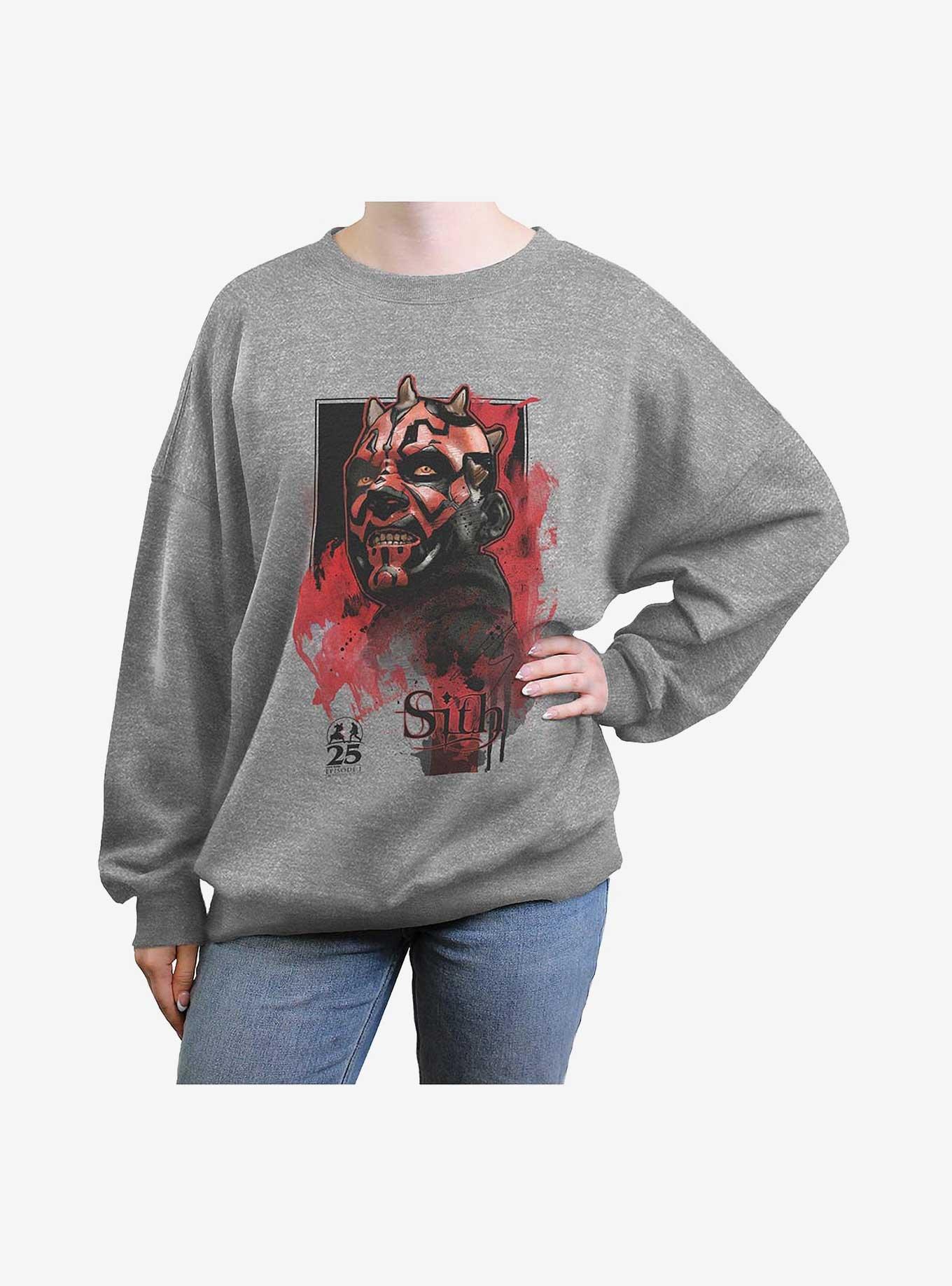 Star Wars Sith Maul Girls Oversized Sweatshirt