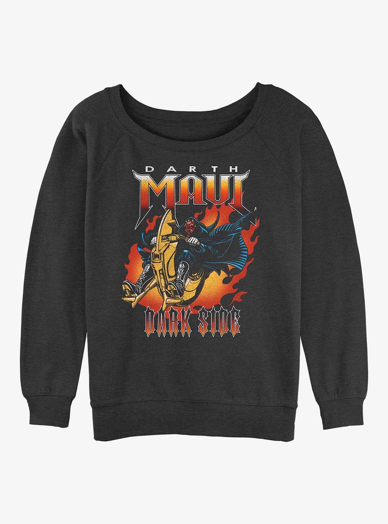 Star Wars Sith Flame Girls Slouchy Sweatshirt