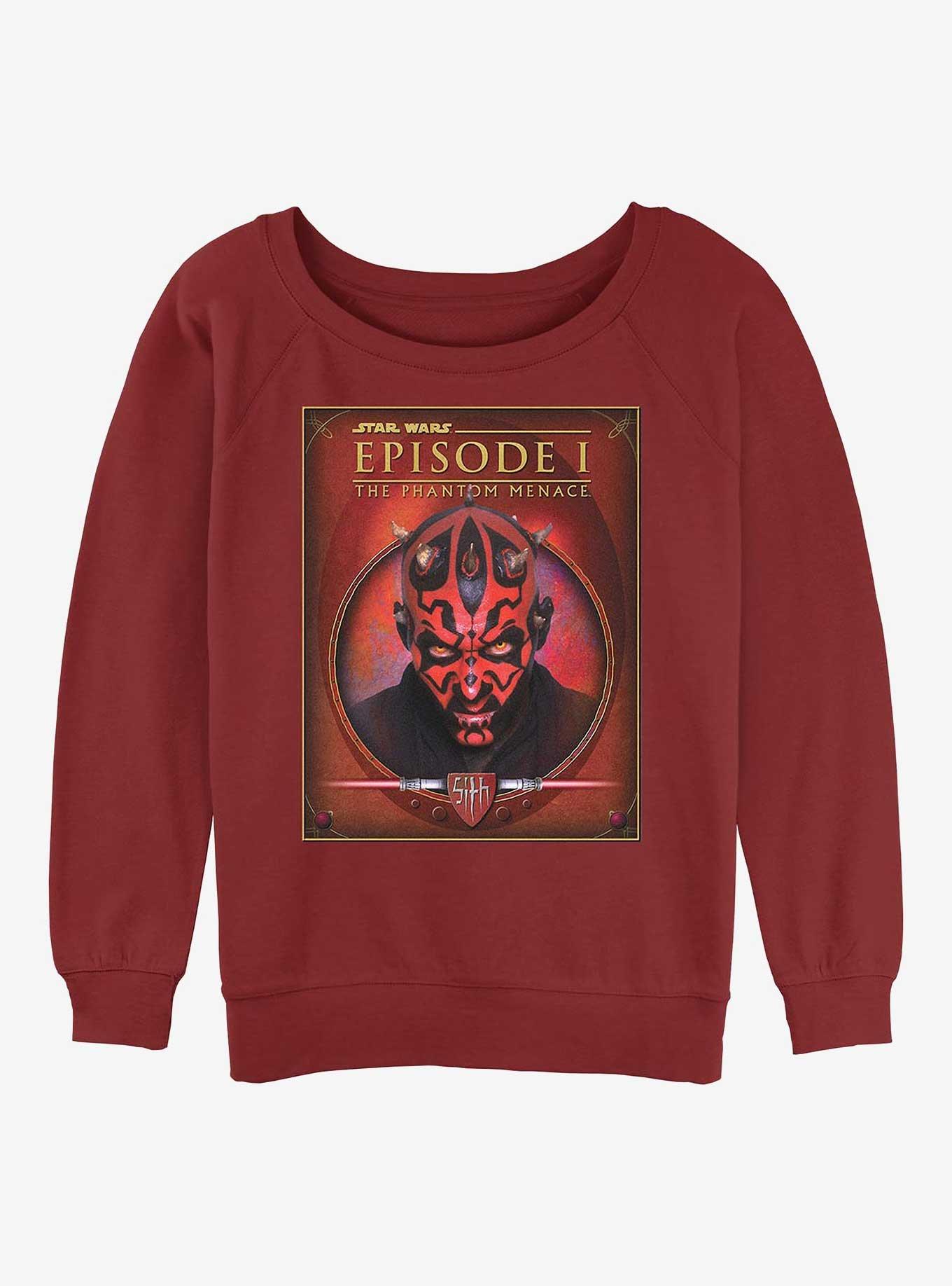 Star Wars Darth Maul Card Girls Slouchy Sweatshirt, , hi-res