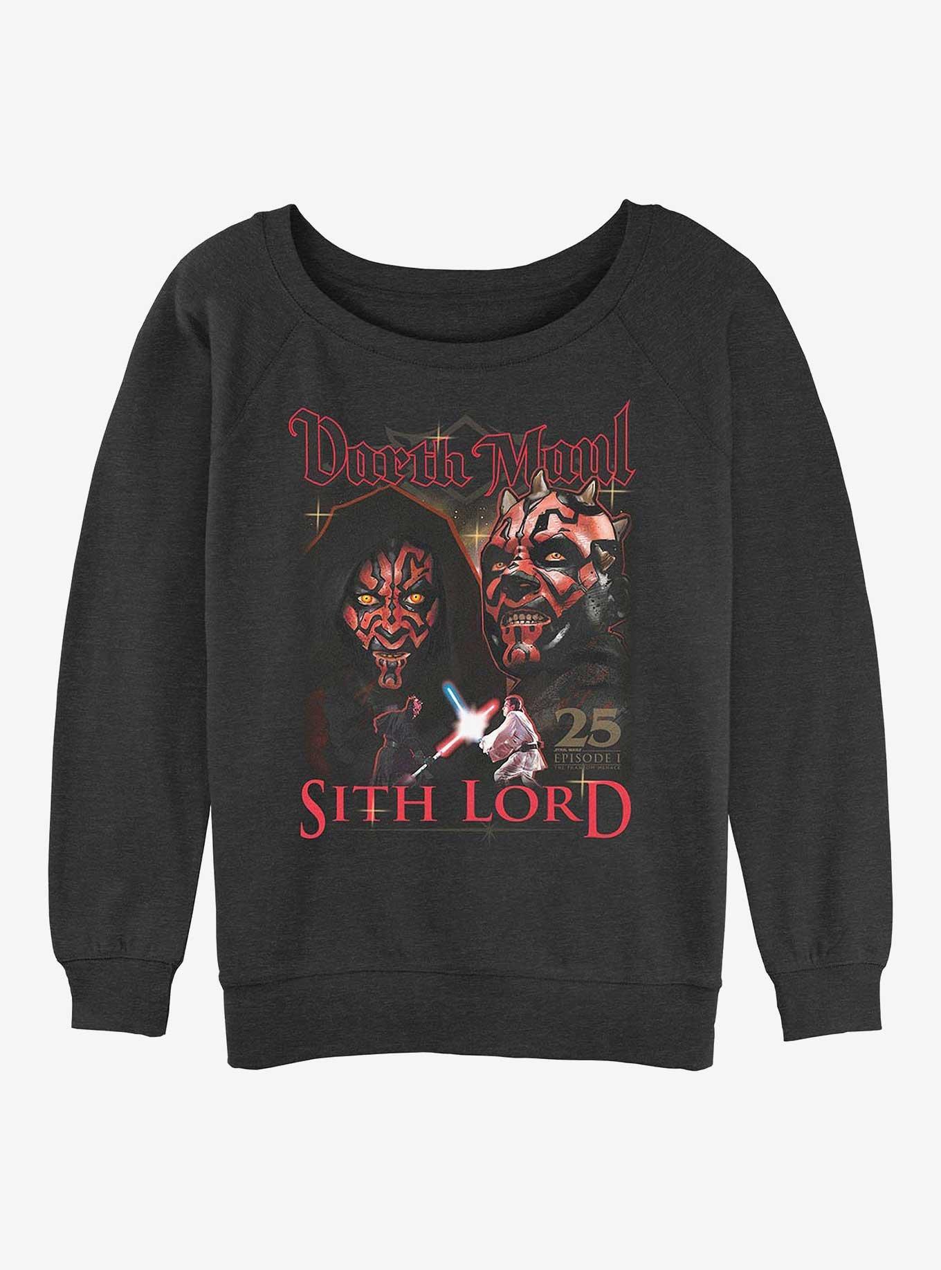 Star Wars Maul Rap Girls Slouchy Sweatshirt