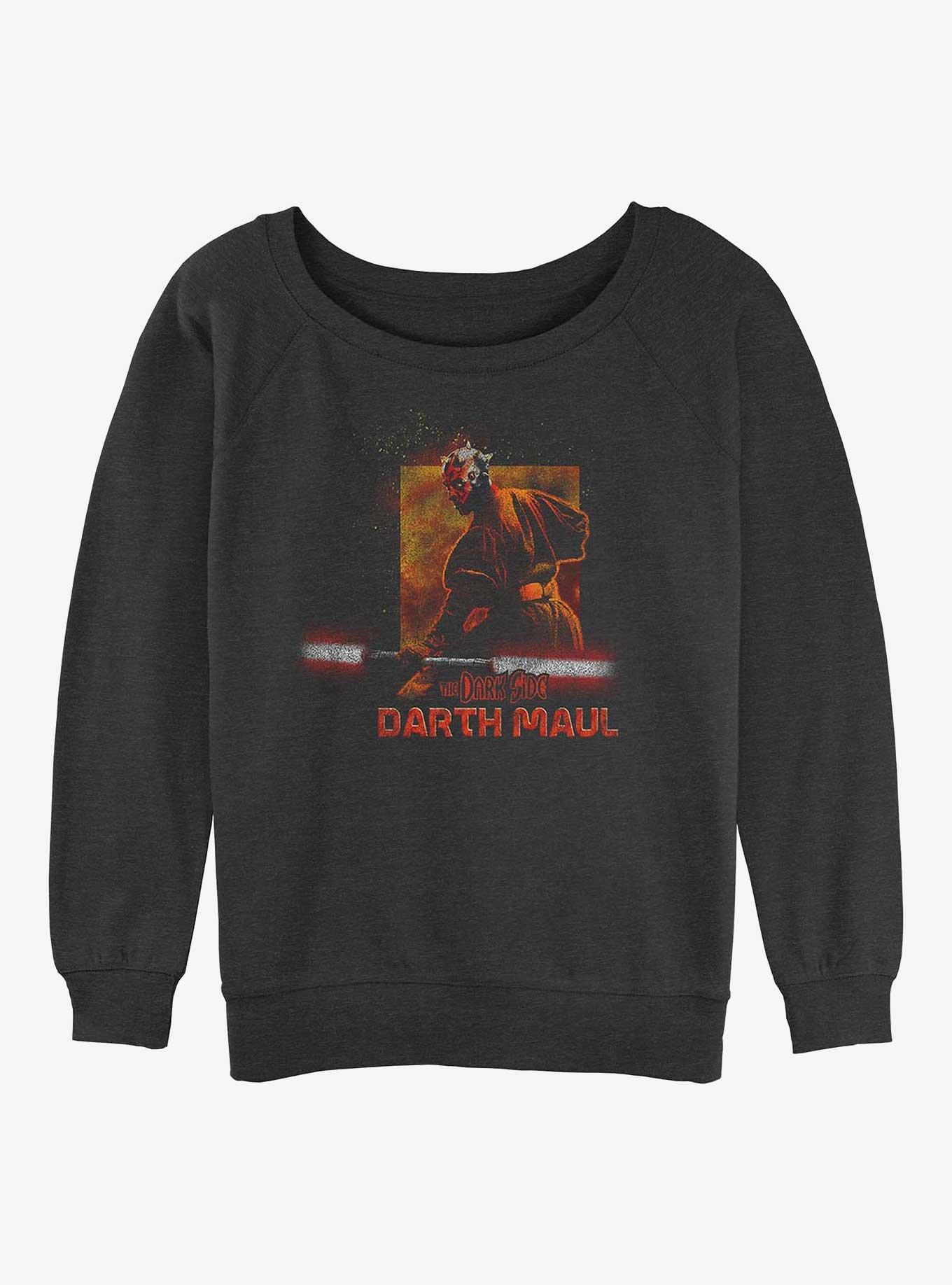Star Wars Darth Maul Dark Side Girls Slouchy Sweatshirt