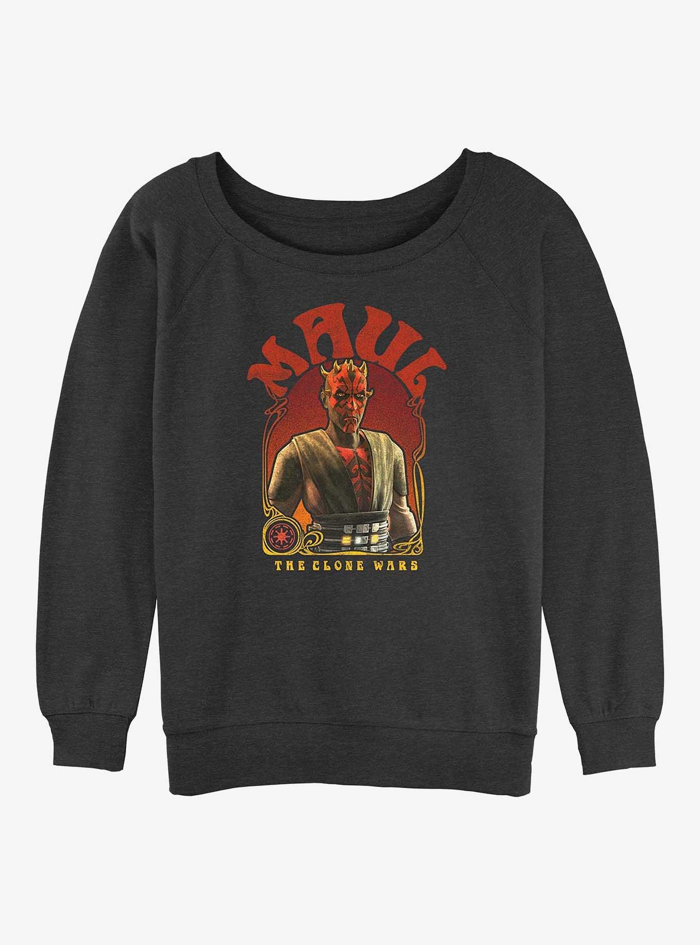 Star Wars: The Clone Wars Maul Nouveau Girls Slouchy Sweatshirt