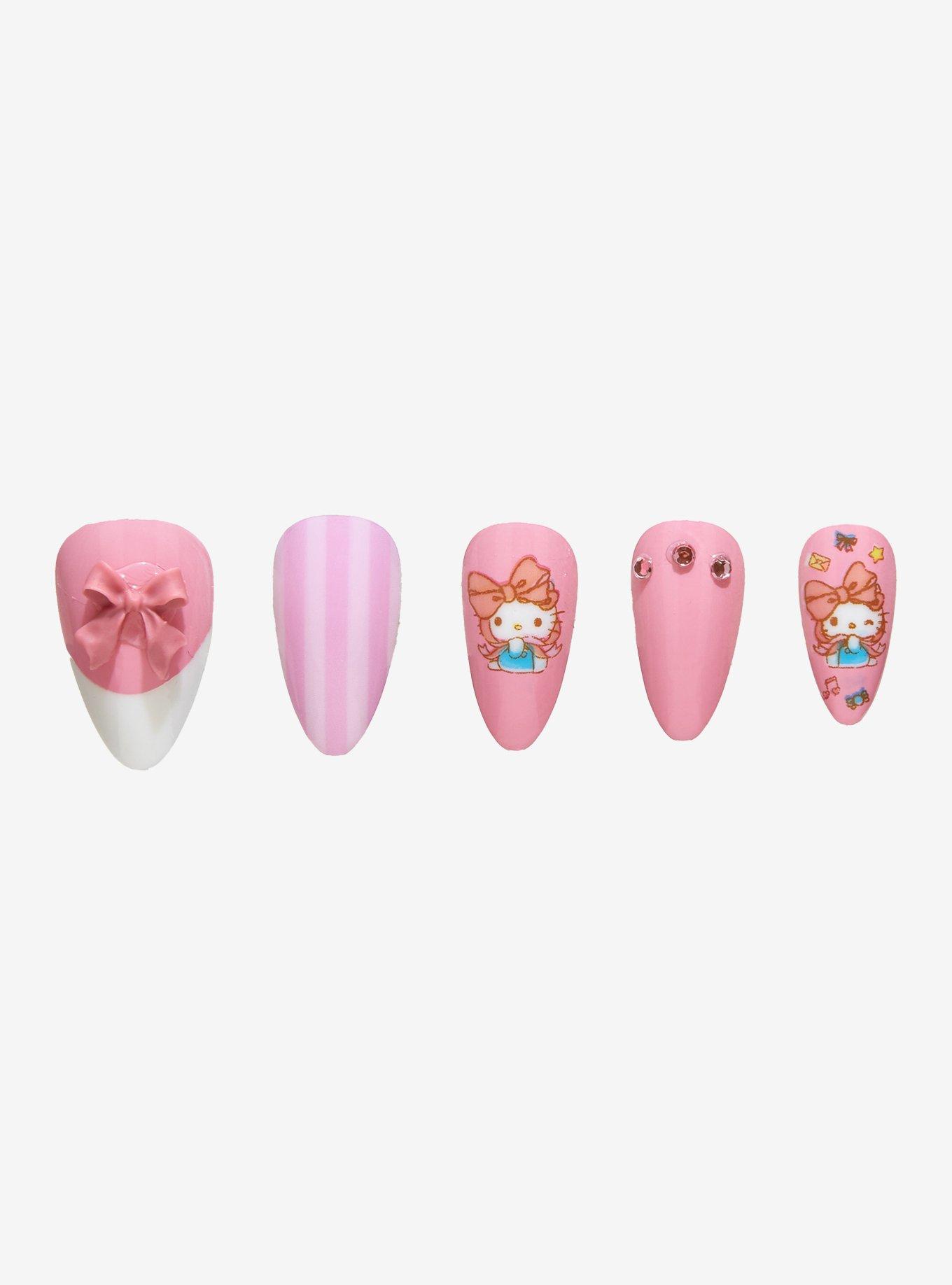 Sanrio Hello Kitty Press On Nail Set — BoxLunch Exclusive, , hi-res