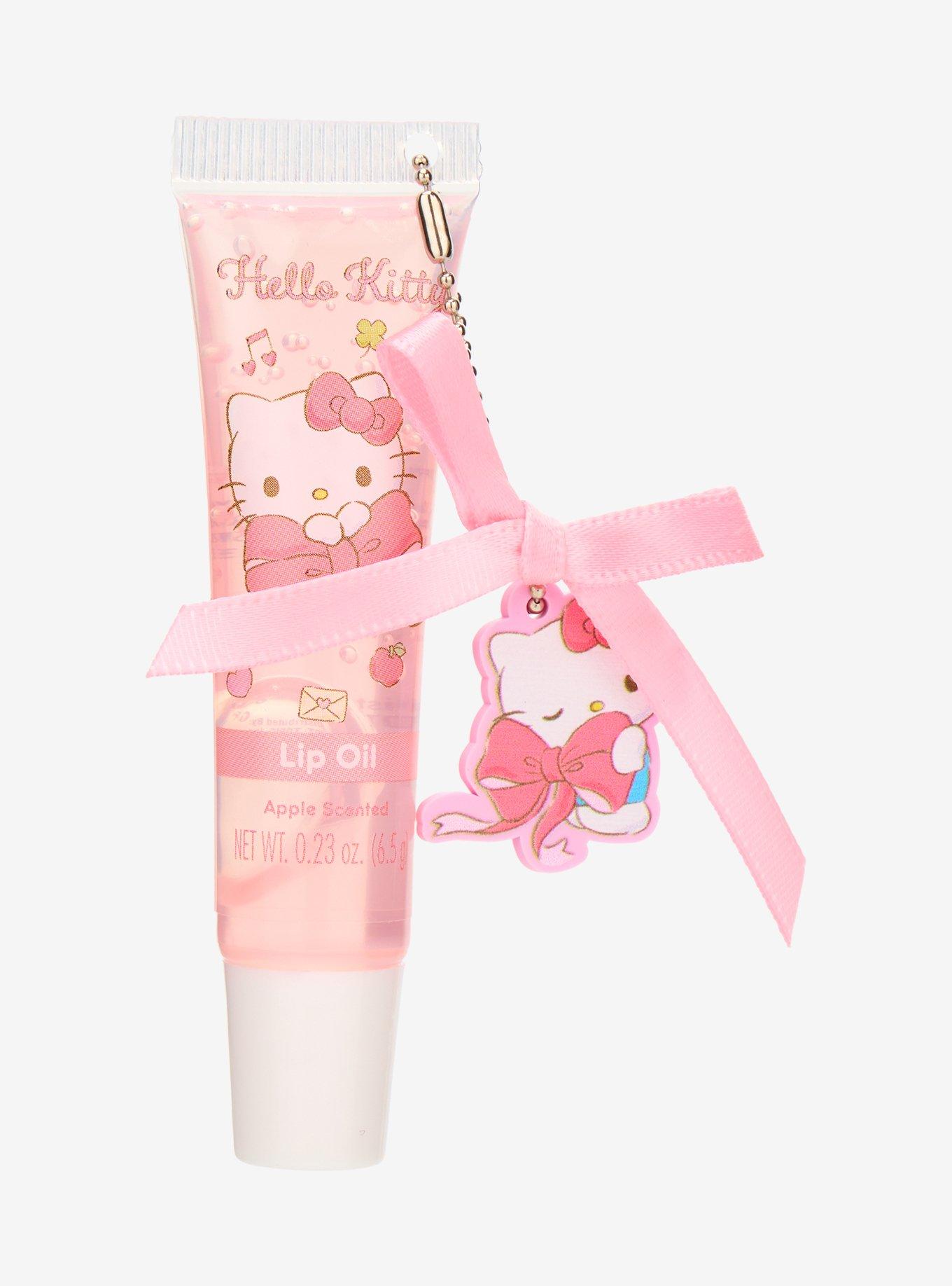 Sanrio Hello Kitty Apple Scented Lip Oil with Keychain - BoxLunch Exclusive, , hi-res