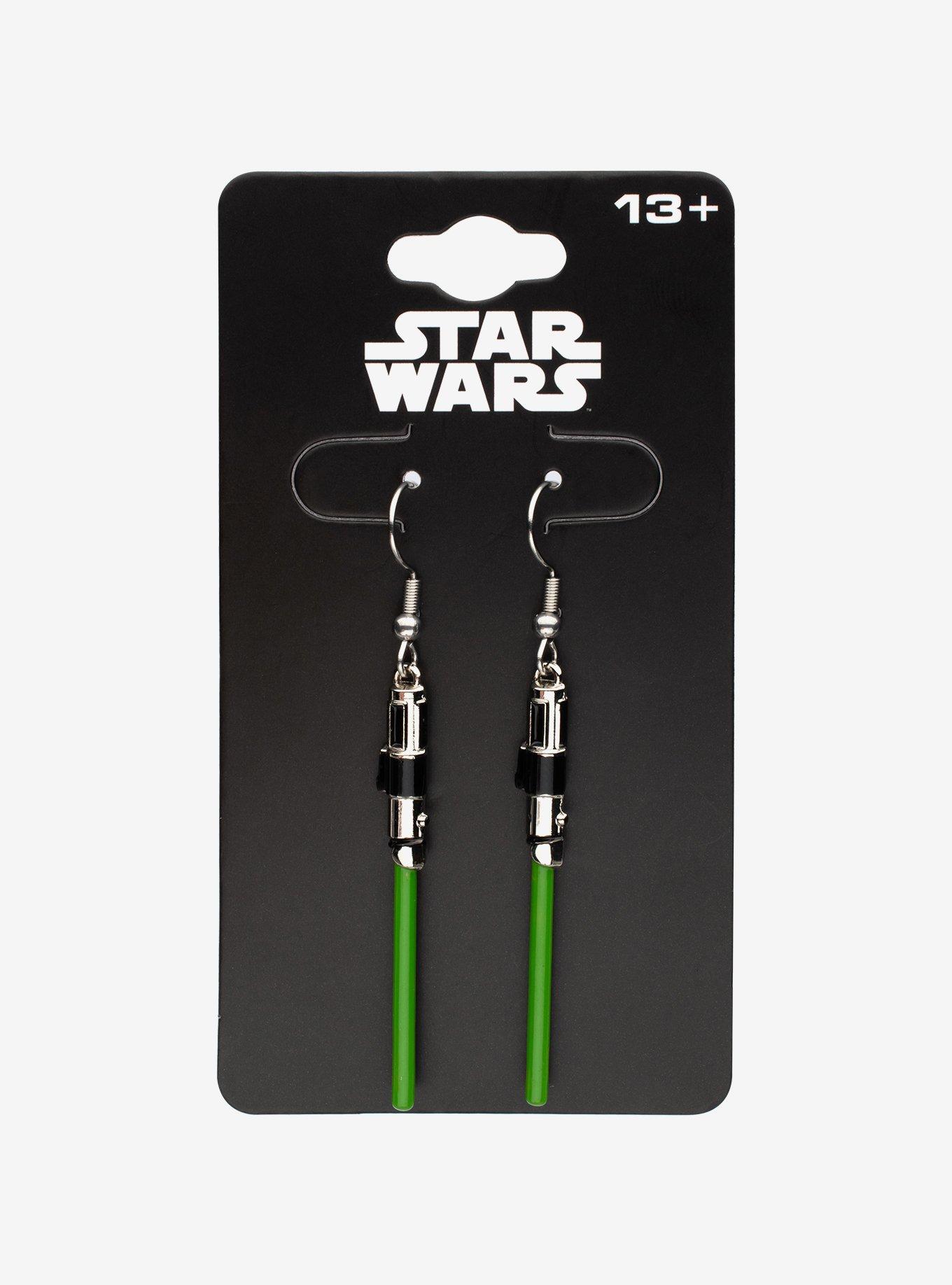 Star Wars Luke Skywalker Lightsaber Drop Earrings, , hi-res