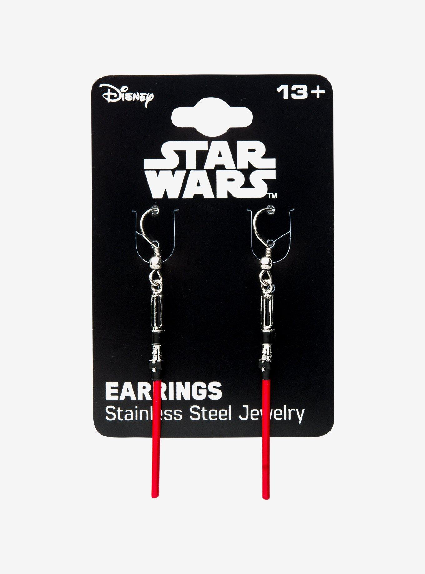 Star Wars Darth Vader Lightsaber Drop Earrings, , hi-res