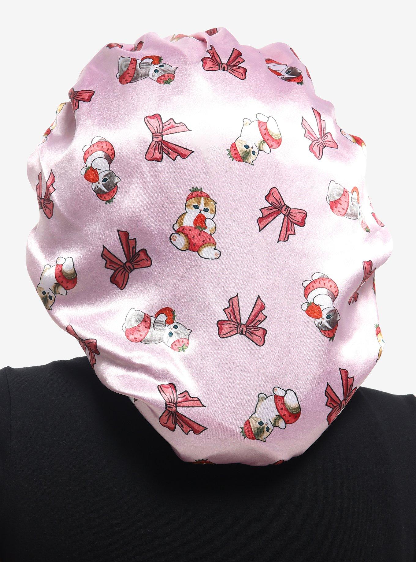 Mofusand Strawberry Bonnet With Tie, , hi-res