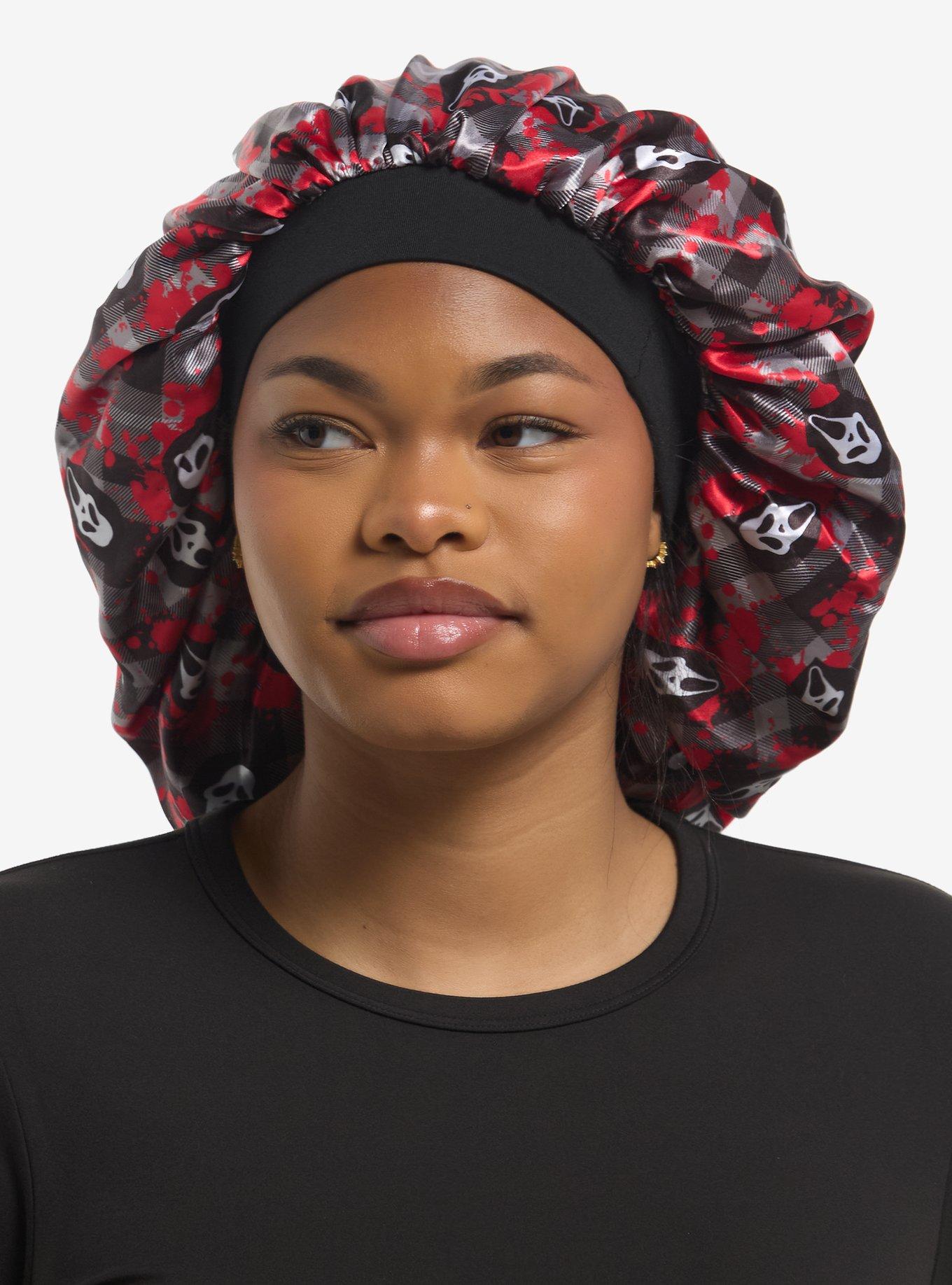 Ghost Face Plaid Reversible Bonnet, , hi-res