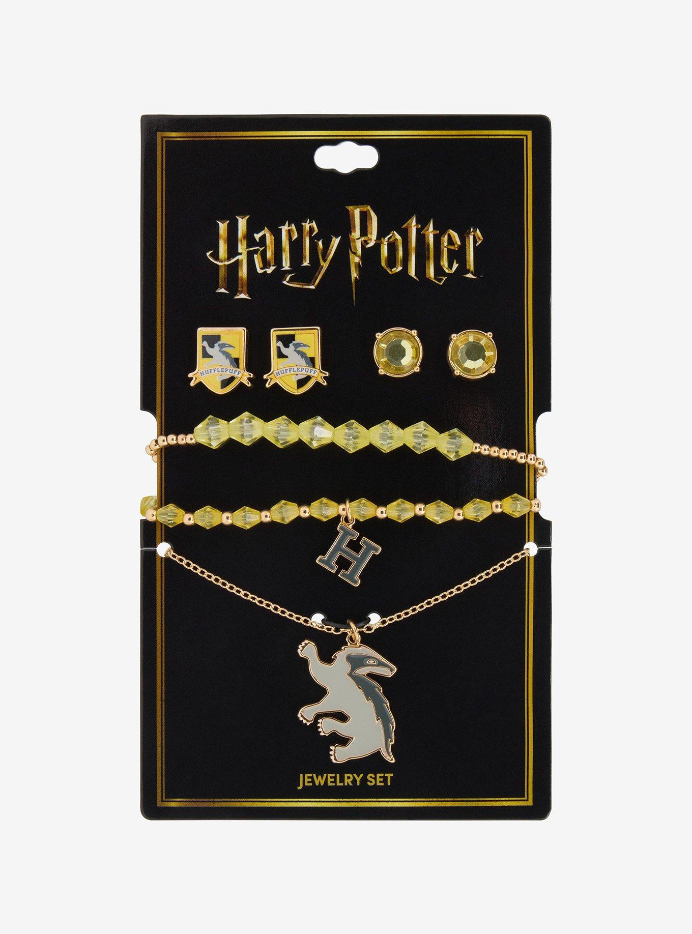 Harry Potter Hufflepuff Jewelry Set, , hi-res