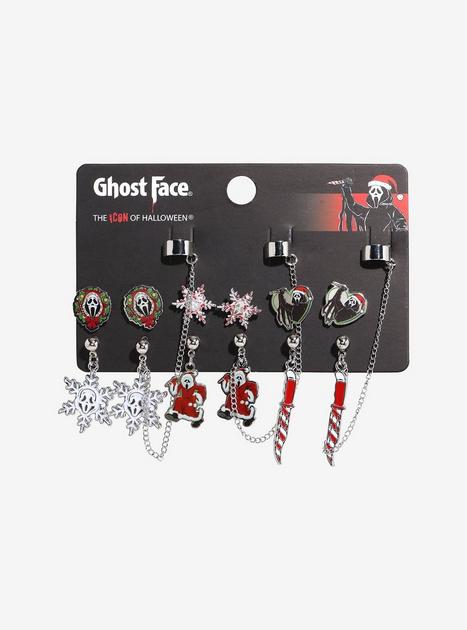 Ghost Face Holiday Cuff Earring Set | Hot Topic