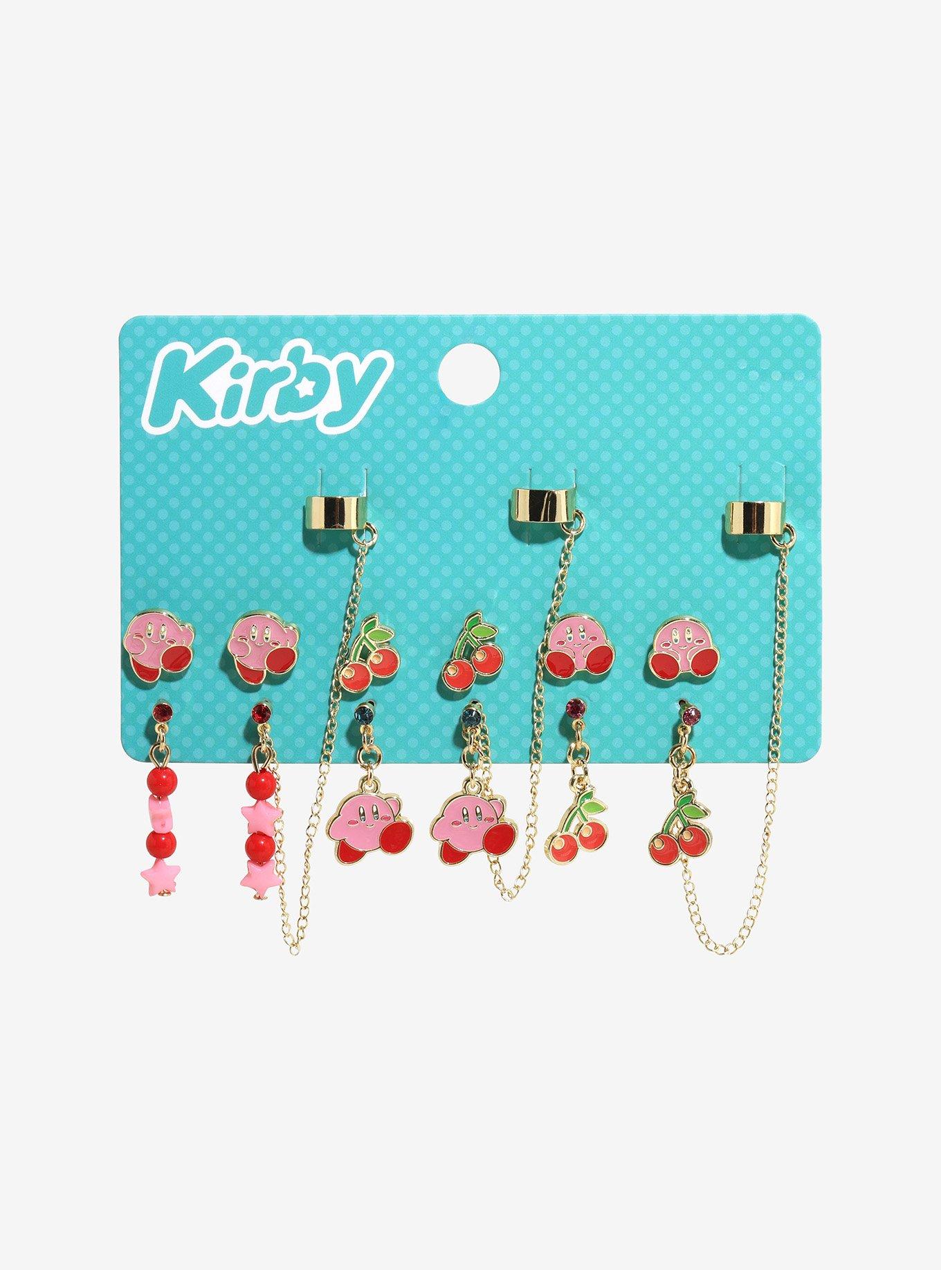 Kirby Cherry Cuff Earring Set, , hi-res