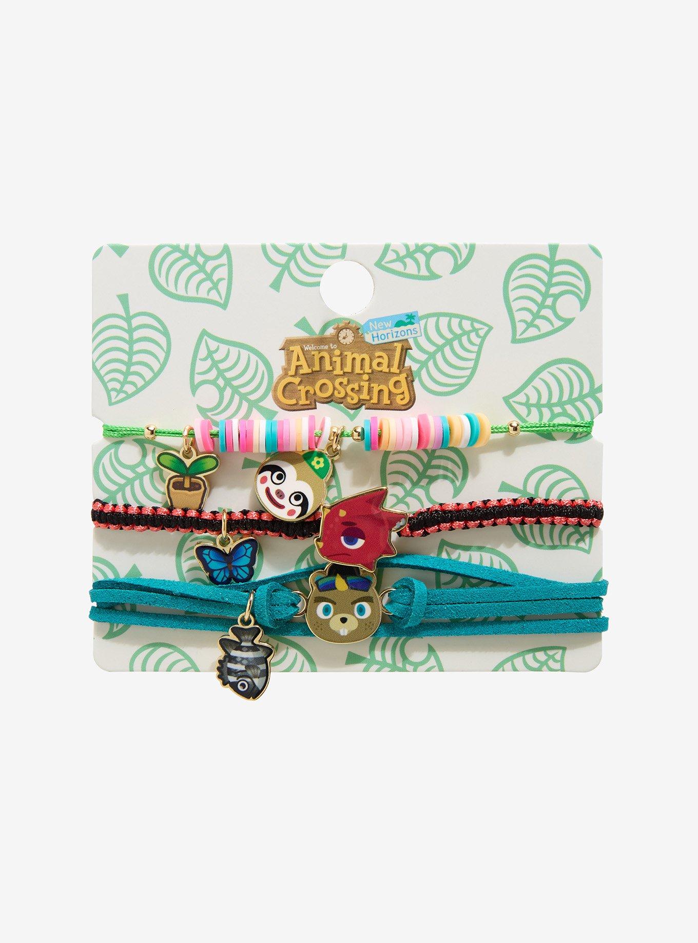 Animal Crossing: New Horizons Character Cord Bracelet Set