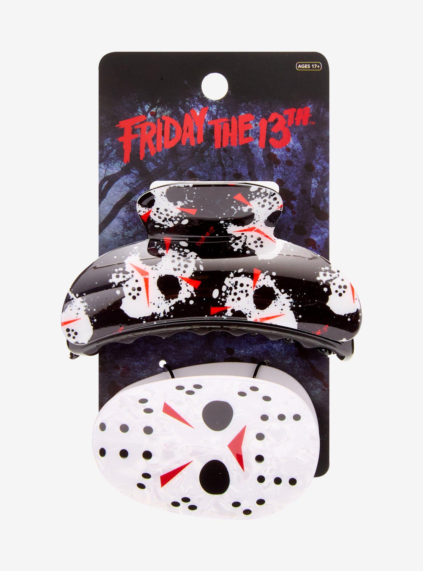 Friday The 13th Mask Claw Hair Clip Set, , hi-res