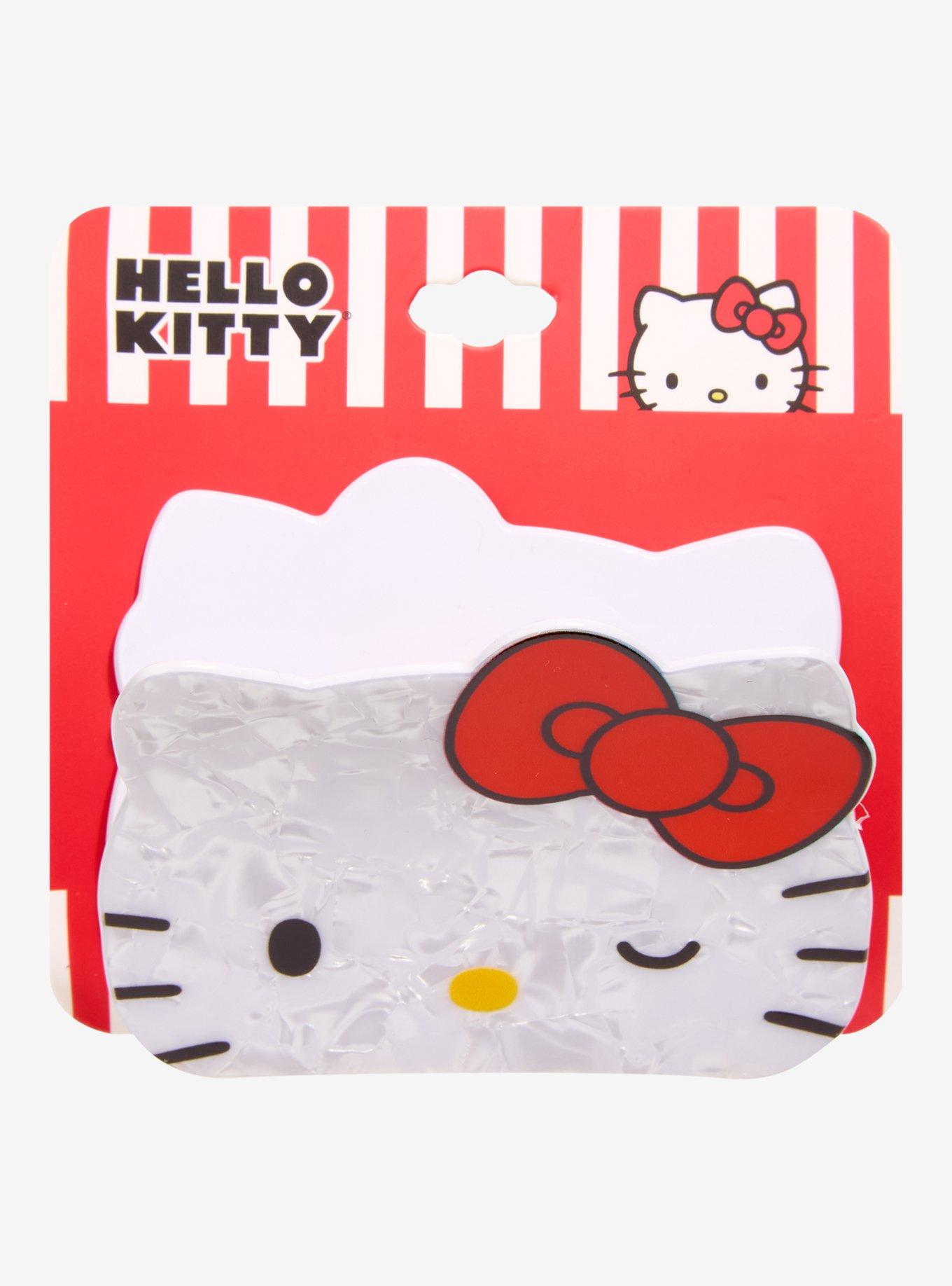 Hello Kitty Winking Pearlescent Claw Hair Clip, , hi-res