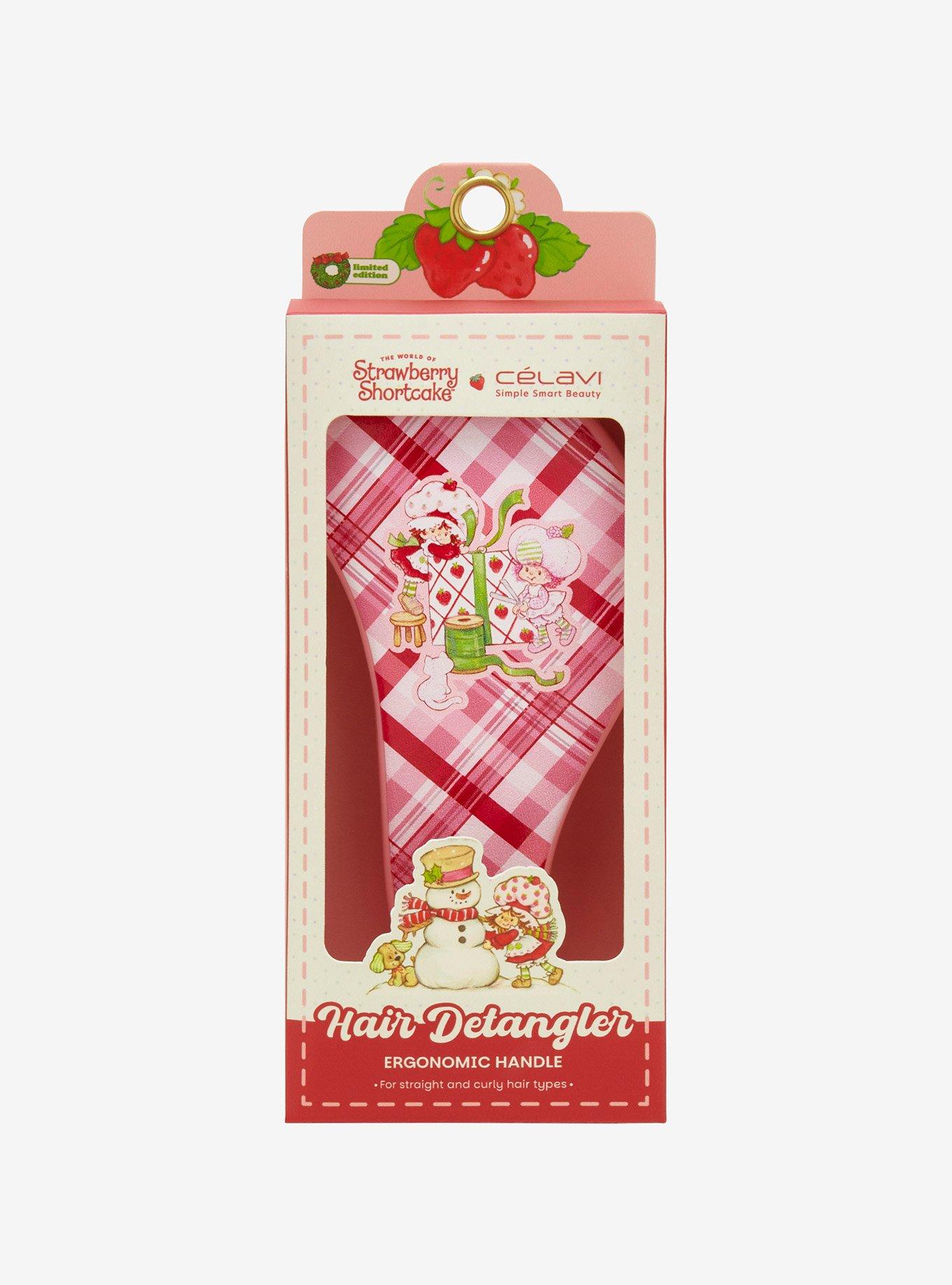Célavi x Strawberry Shortcake Plaid Hair Detangler Brush, , hi-res