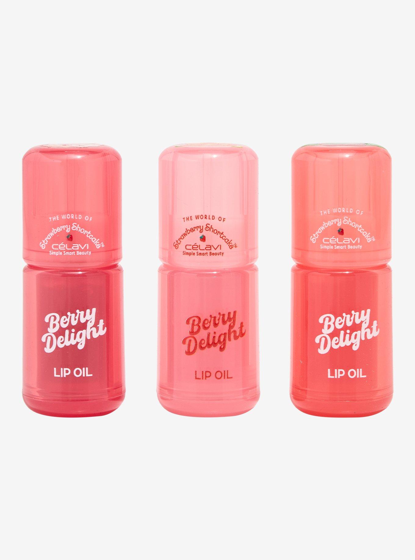 Célavi Strawberry Shortcake Berry Delight Lip Oil Set, , hi-res