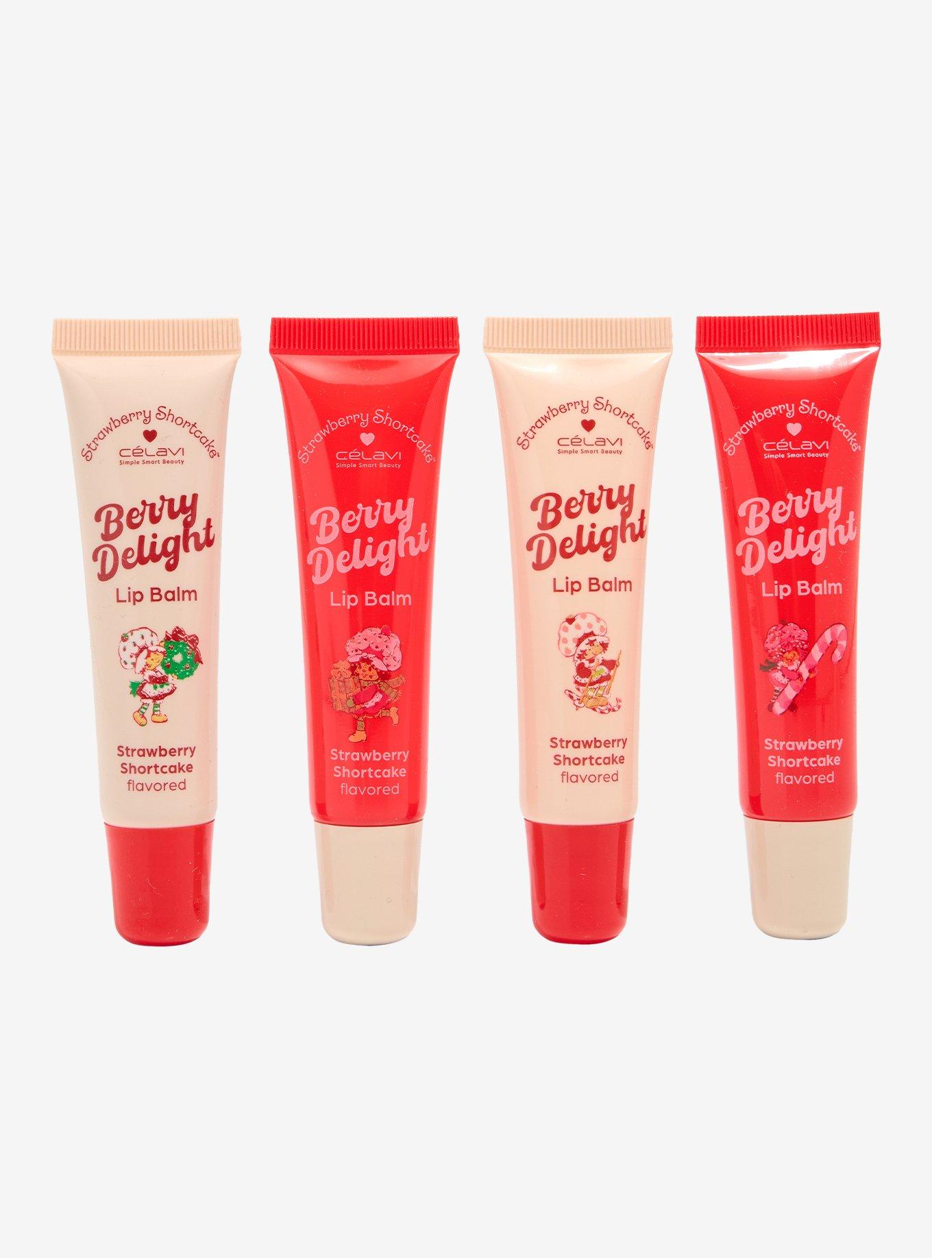 Célavi Strawberry Shortcake Berry Delight Strawberry Shortcake Flavored Lip Balm Set, , hi-res