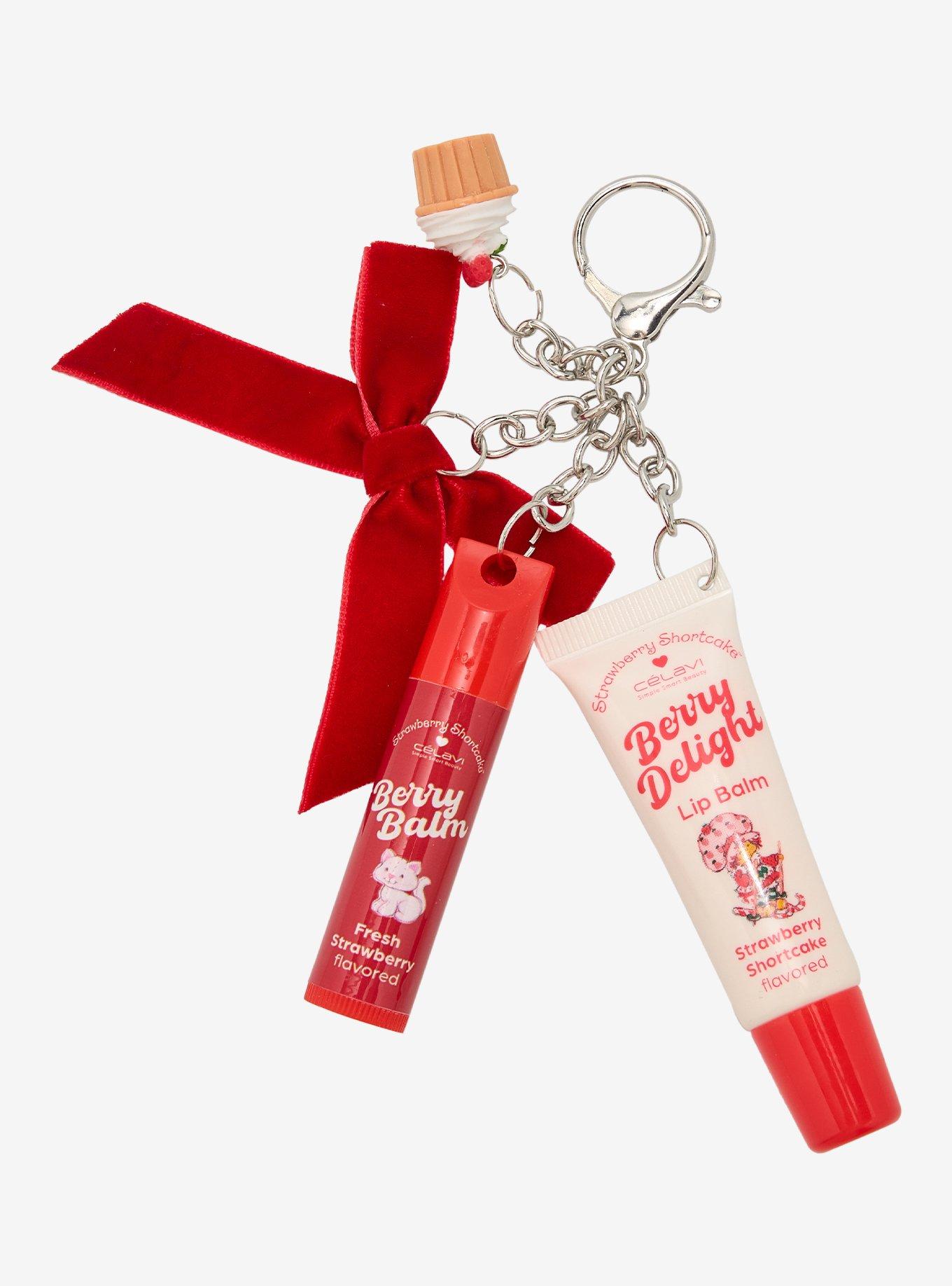 C&eacute;lavi Strawberry Shortcake Berry Lip Balm Keychain Set, , hi-res