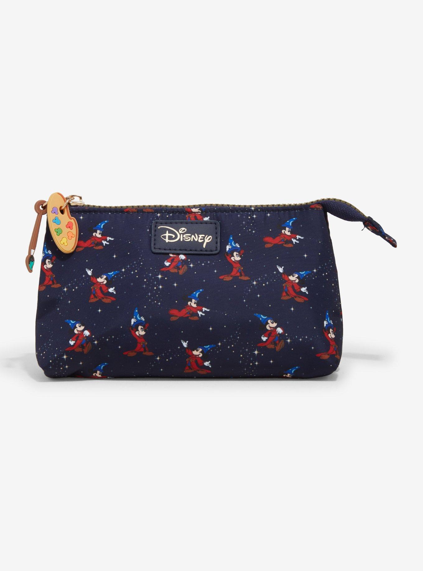 Disney Fantasia Sorcerer Mickey Allover Print Cosmetic Bag - BoxLunch Exclusive, , hi-res