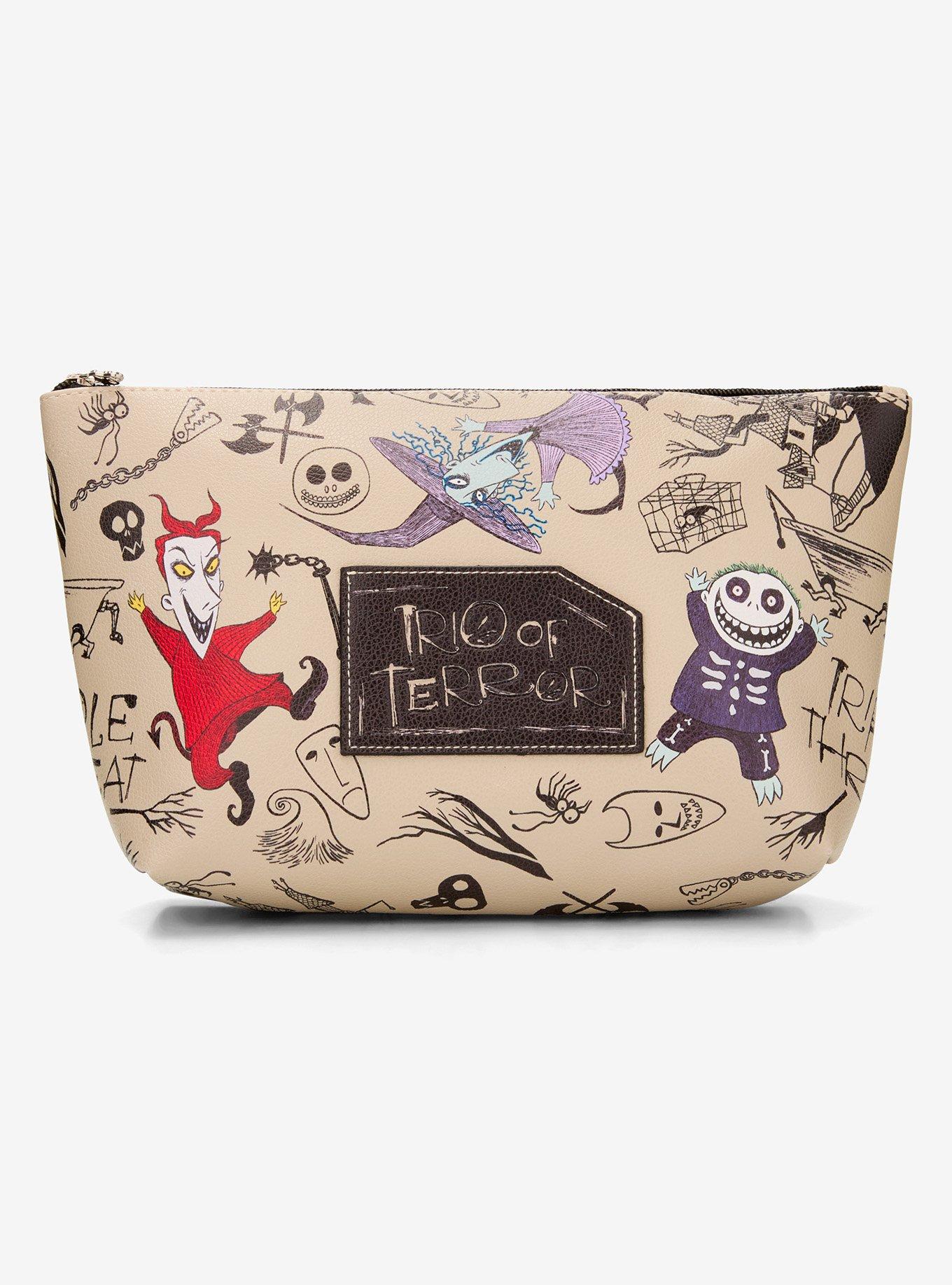 Disney The Nightmare Before Christmas Lock, Shock, & Barrel Cosmetic Bag - BoxLunch Exclusive, , hi-res