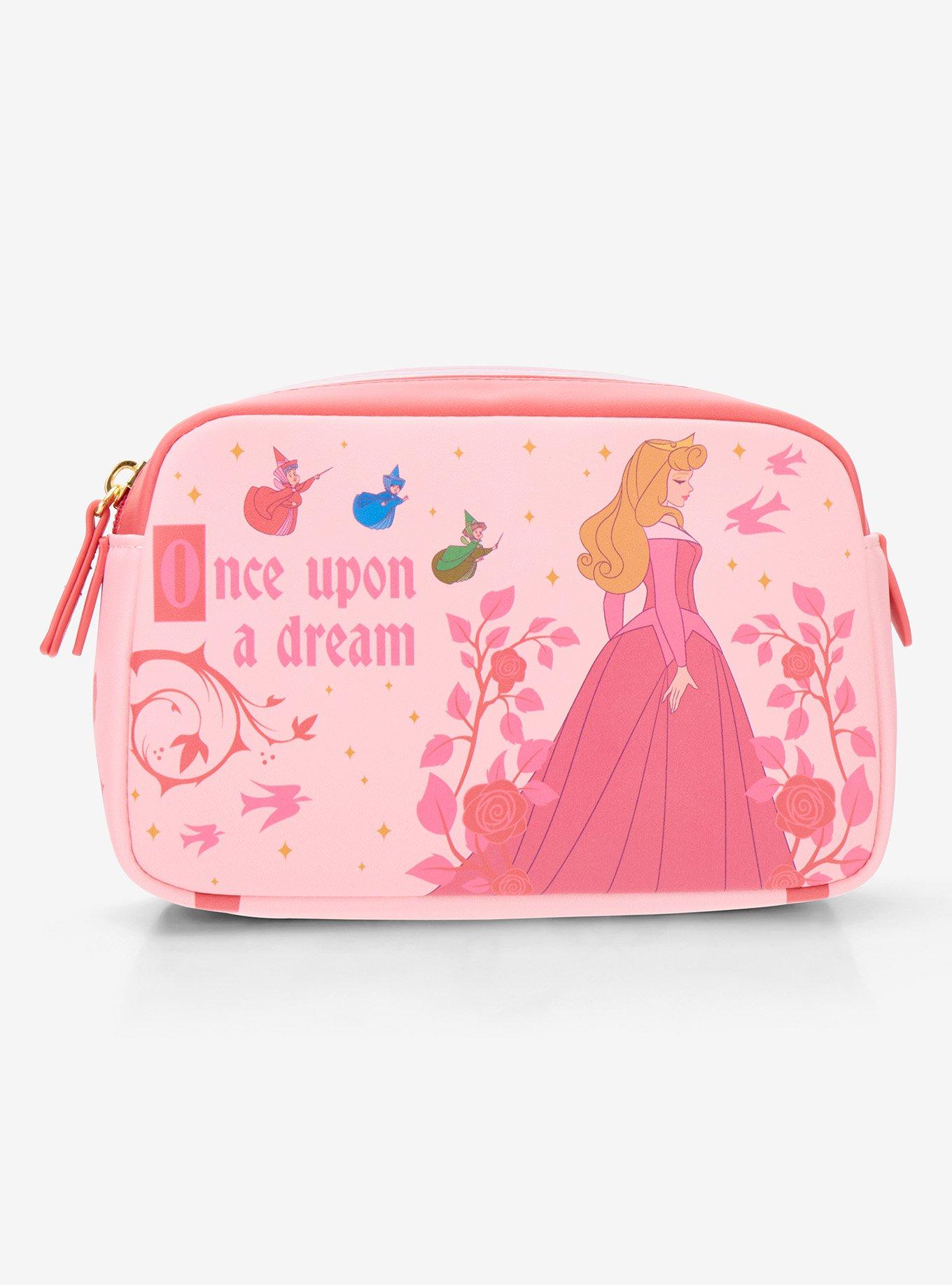 Loungefly Disney Sleeping Beauty Aurora Floral Cosmetic Bag - BoxLunch Exclusive