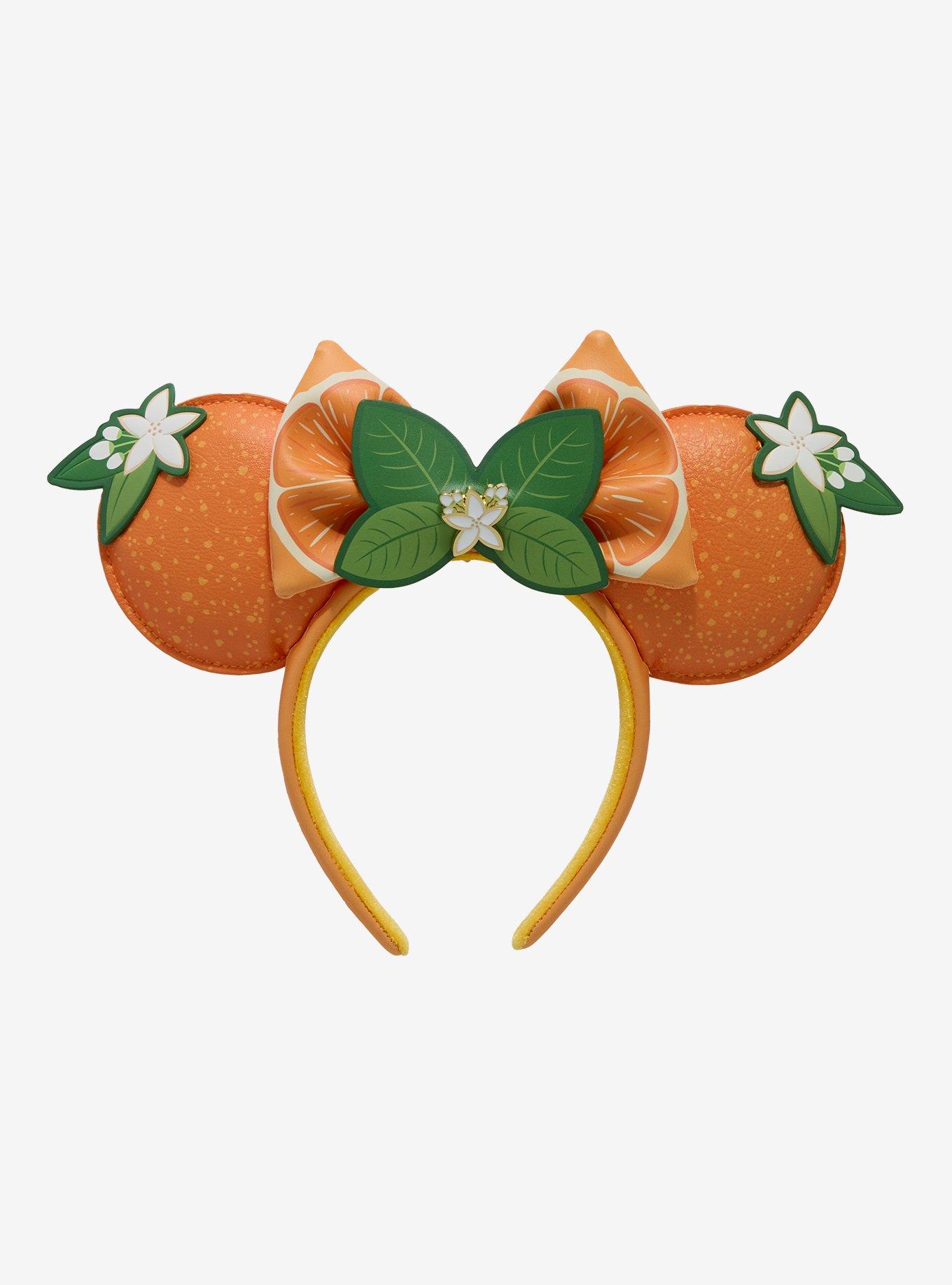 Loungefly Disney Minnie Mouse Orange Scented Ears — BoxLunch Exclusive, , hi-res