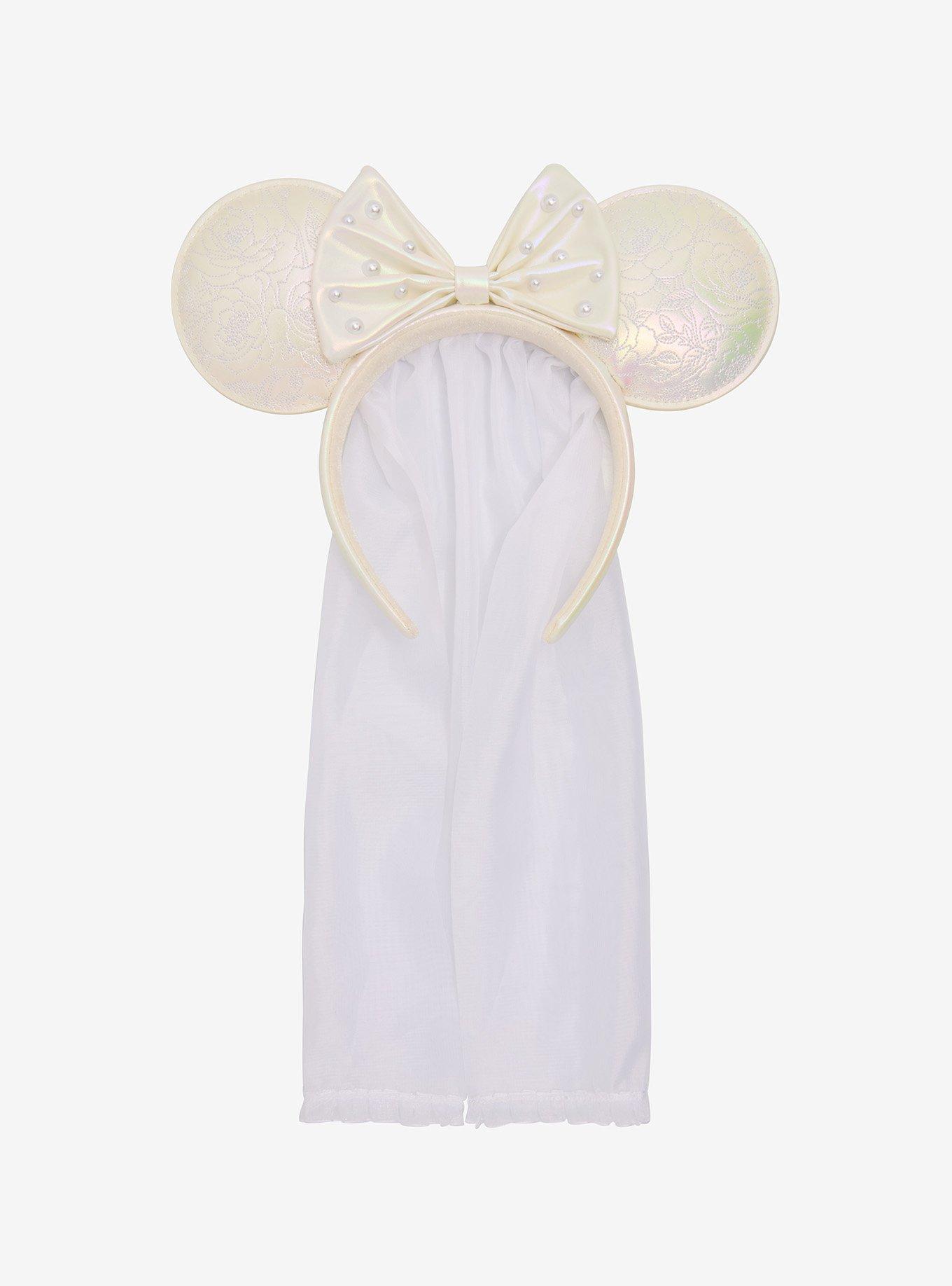Loungefly Disney Minnie Mouse Wedding Veil Ears — BoxLunch Exclusive, , hi-res