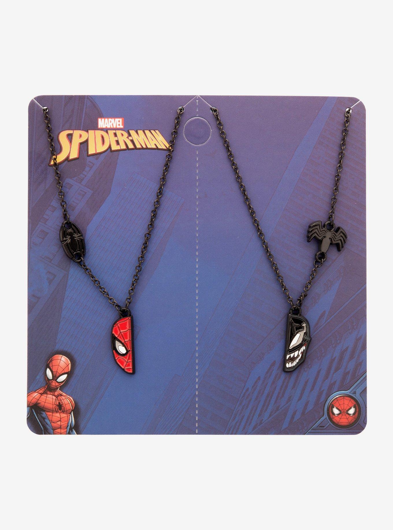 Marvel Spider-Man & Venom Magnetic Best Friend Necklace Set, , hi-res