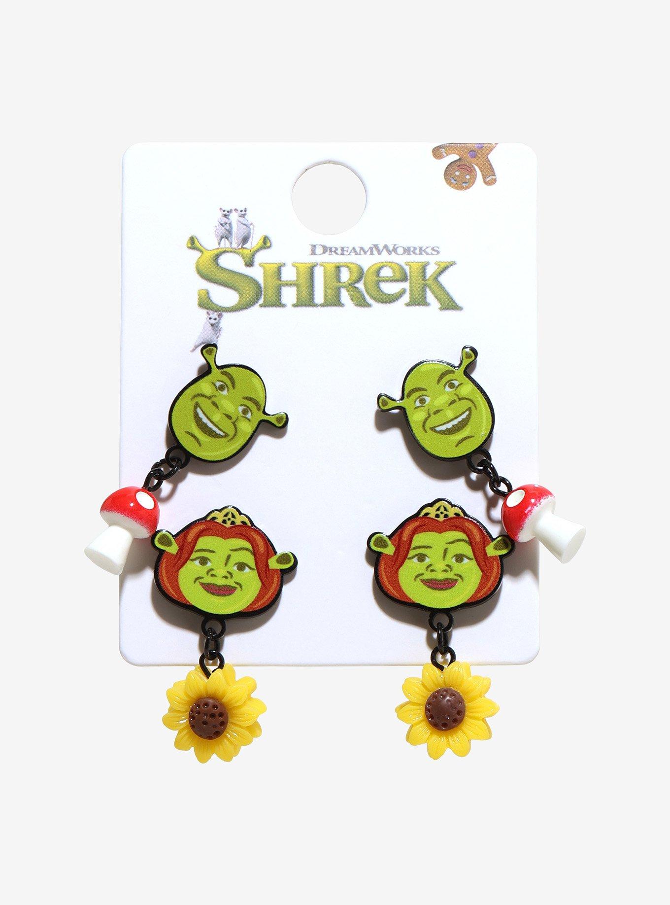 Shrek Fiona Icons Drop Earring Set, , hi-res