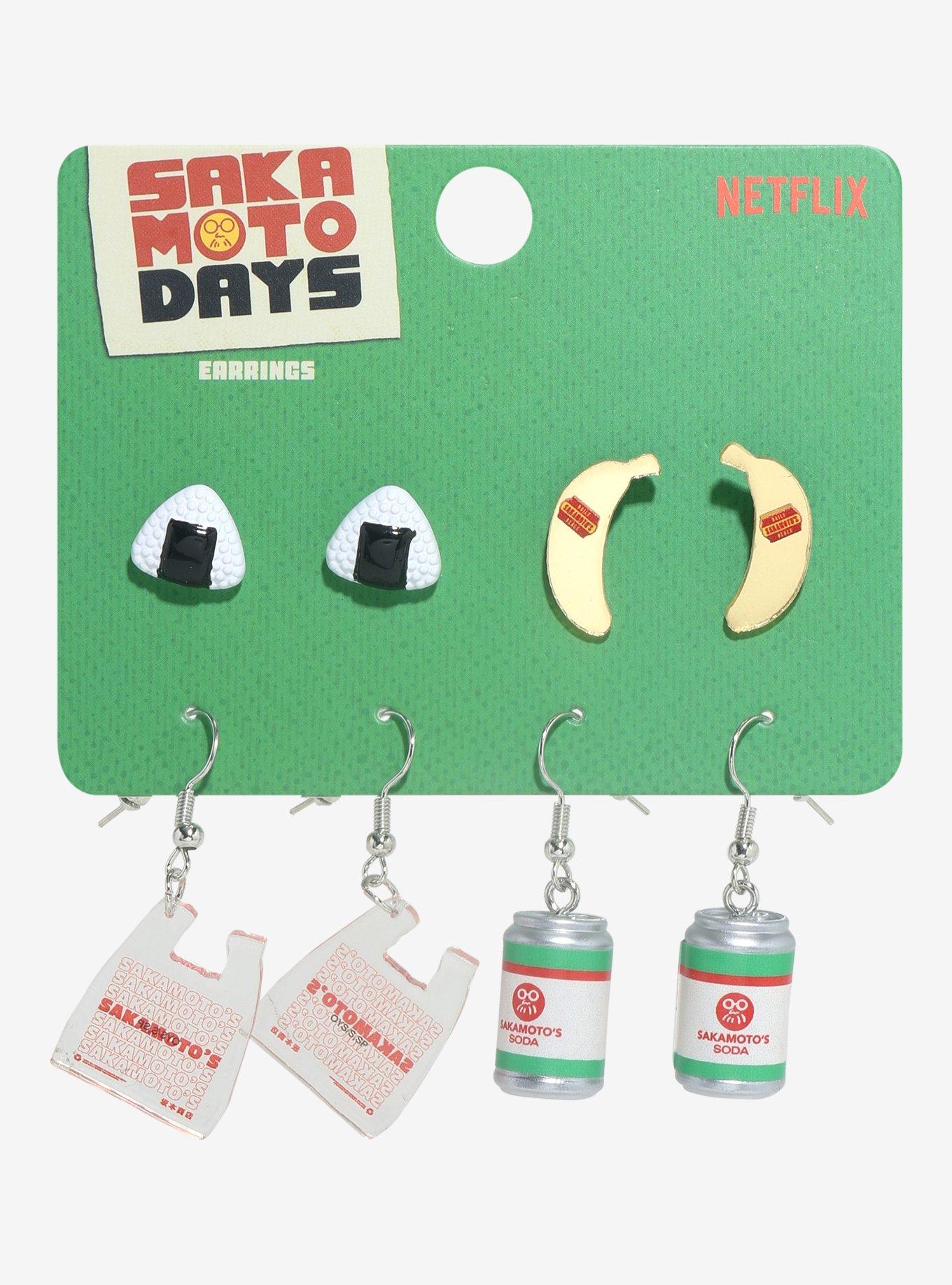 Sakamoto Days Groceries Earring Set, , hi-res