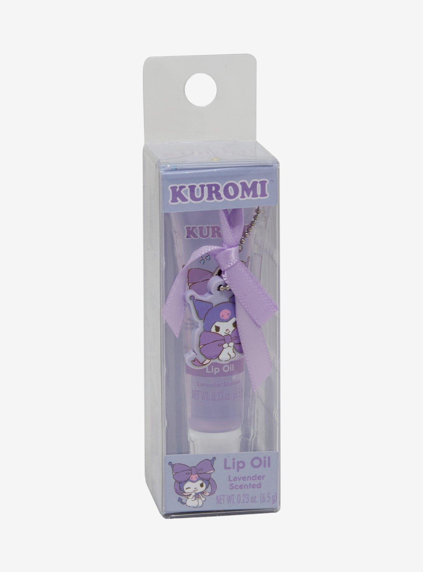 Sanrio Kuromi Lavender Scented Lip Oil Keychain — BoxLunch Exclusive, , hi-res