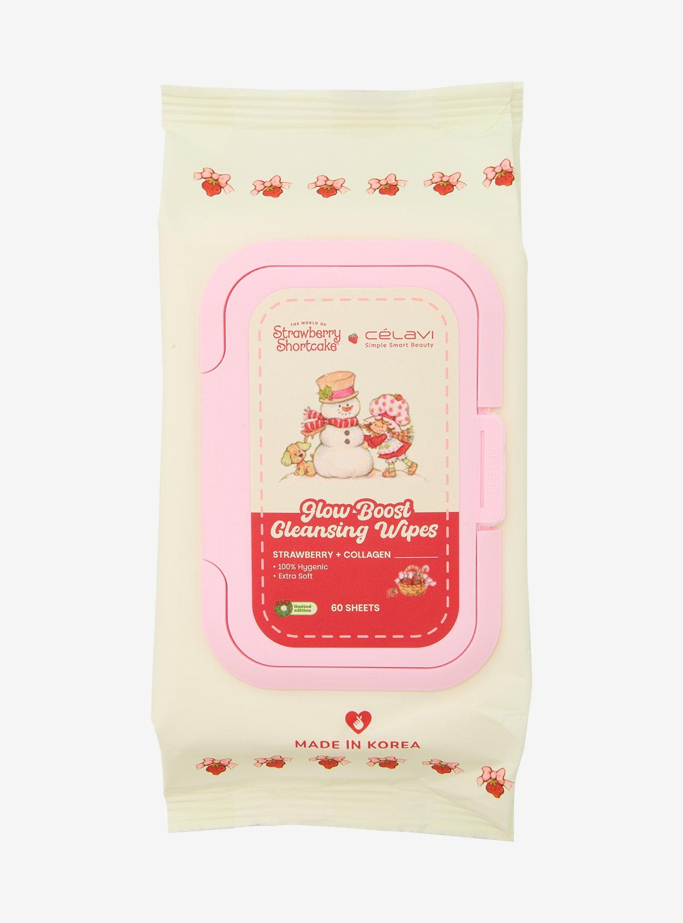 Célavi x Strawberry Shortcake Glow Boost Cleansing Wipes