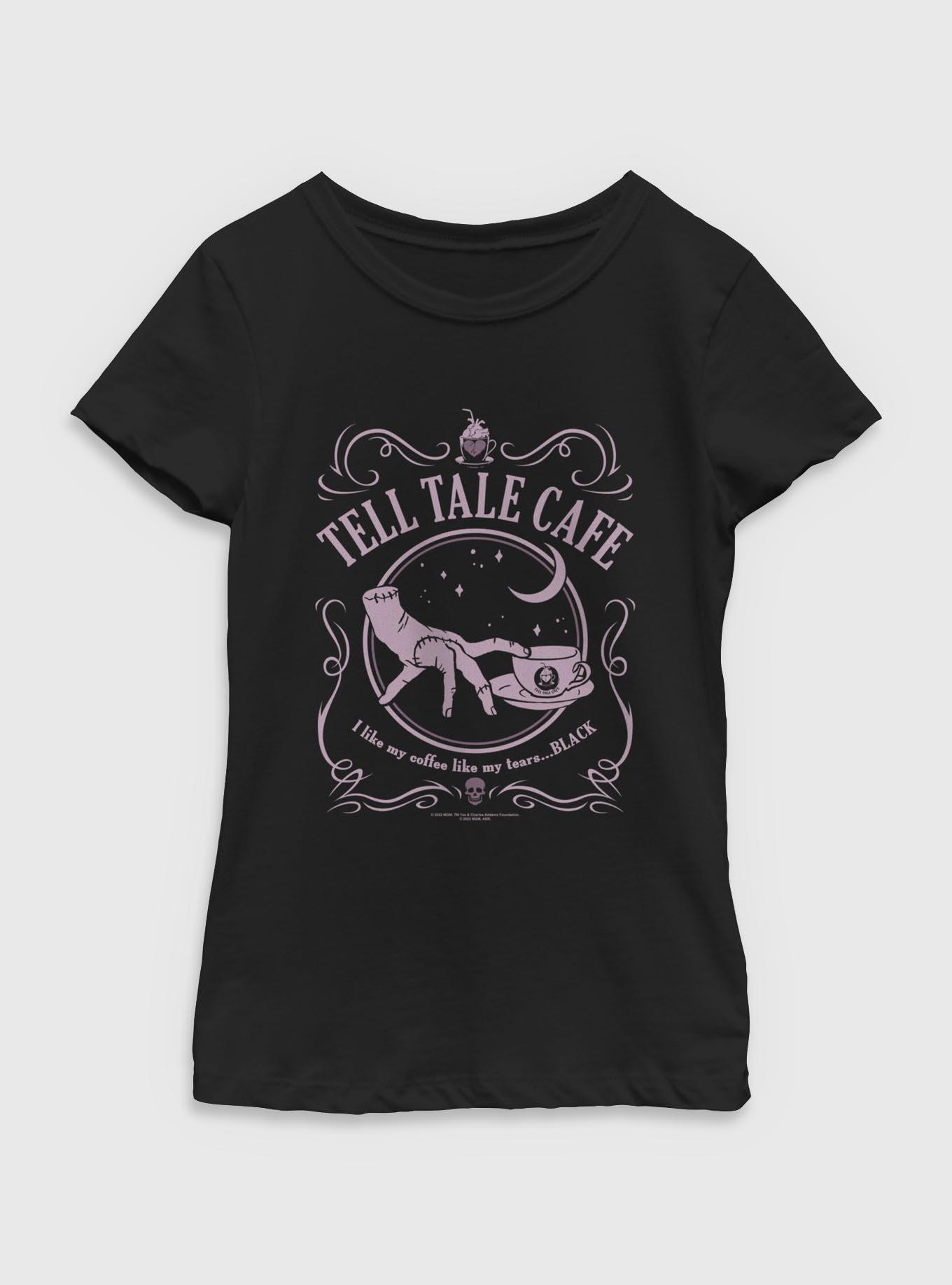 Wednesday Tell Tale Cafe Youth Girls T-Shirt BoxLunch Exclusive