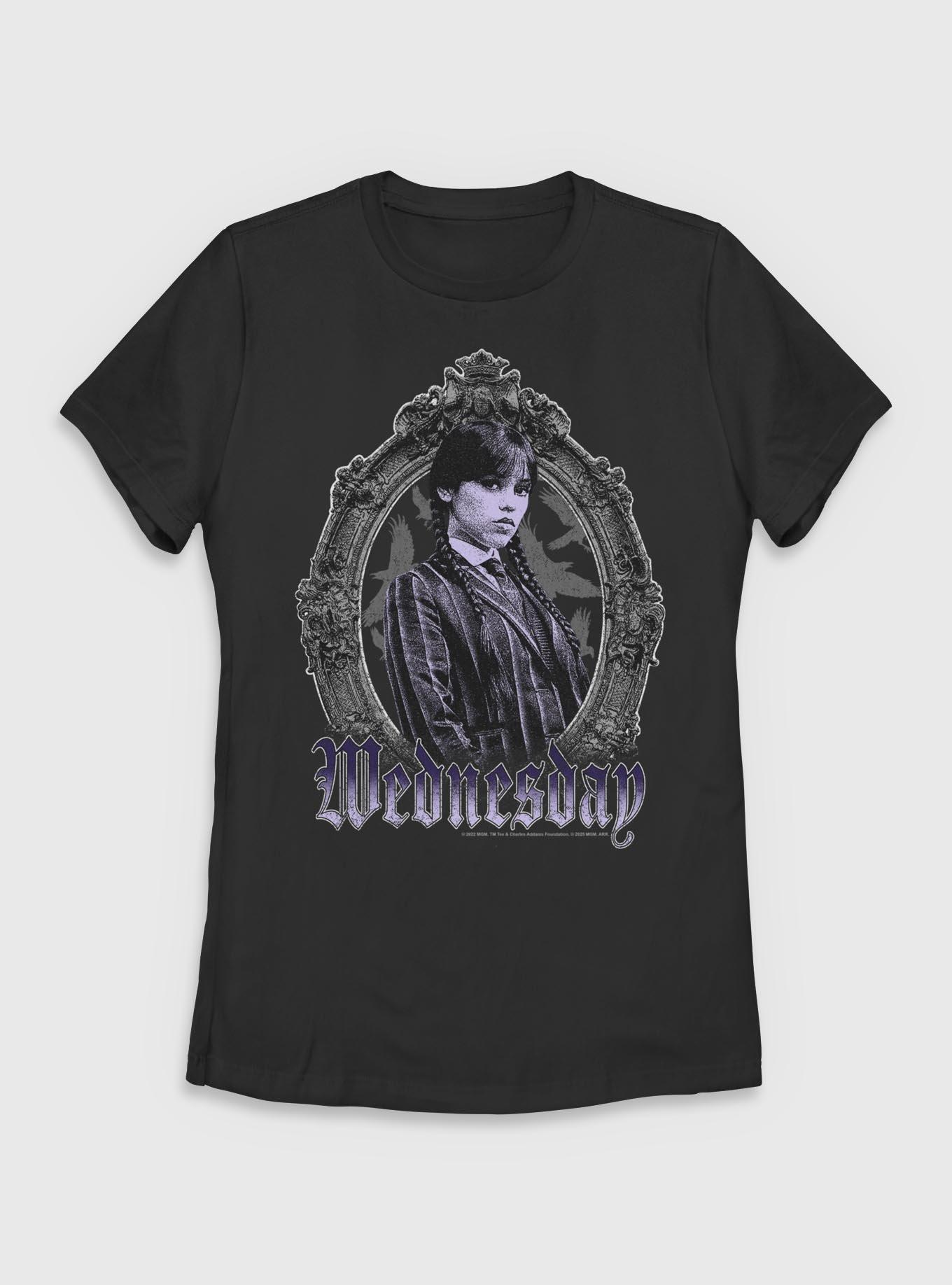 Wednesday In Frame Portrait Womens T-Shirt BoxLunch Exclusive