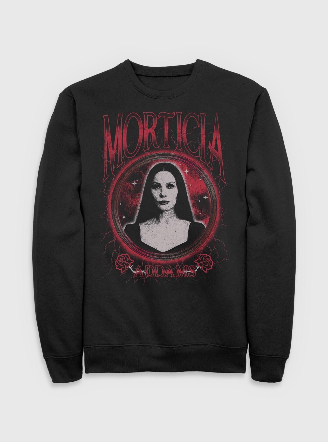 Wednesday Morticia Addams Keeper of Secrets Sweatshirt BoxLunch Exclusive, , hi-res