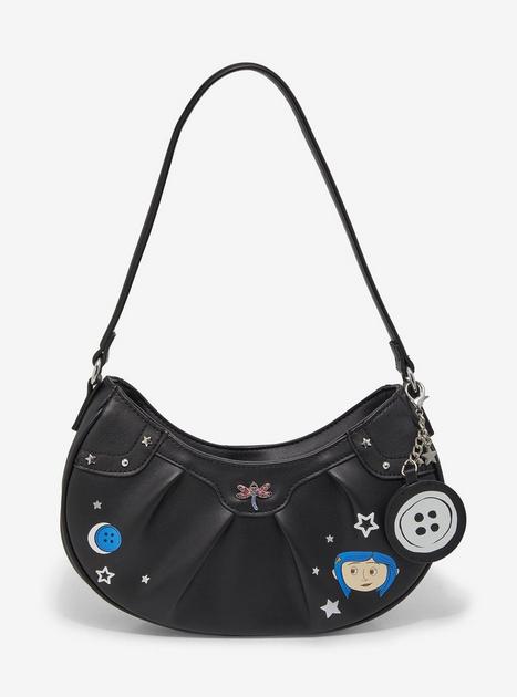 Coraline Key Chain Glow-In-The-Dark Shoulder Bag | Hot Topic
