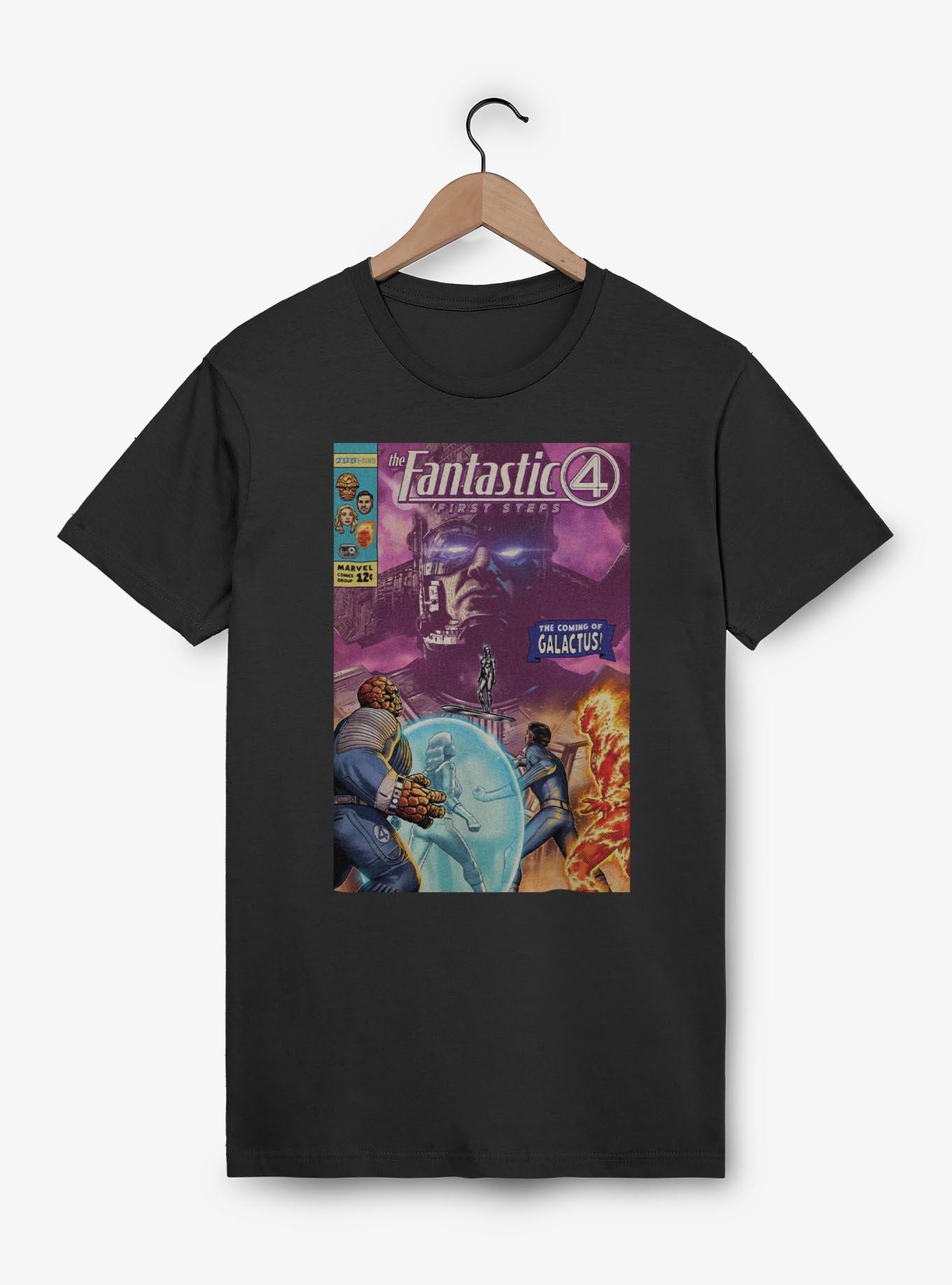 Marvel The Fantastic Four: First Steps The Coming Of Galactus Comic T-Shirt, BLACK, hi-res