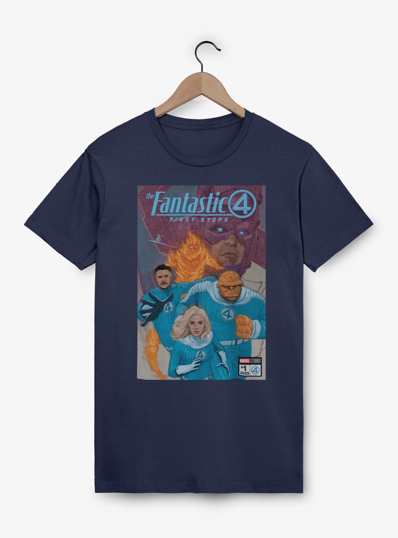 Marvel The Fantastic Four: First Steps Heroes Vs Villain Poster T-Shirt, , hi-res
