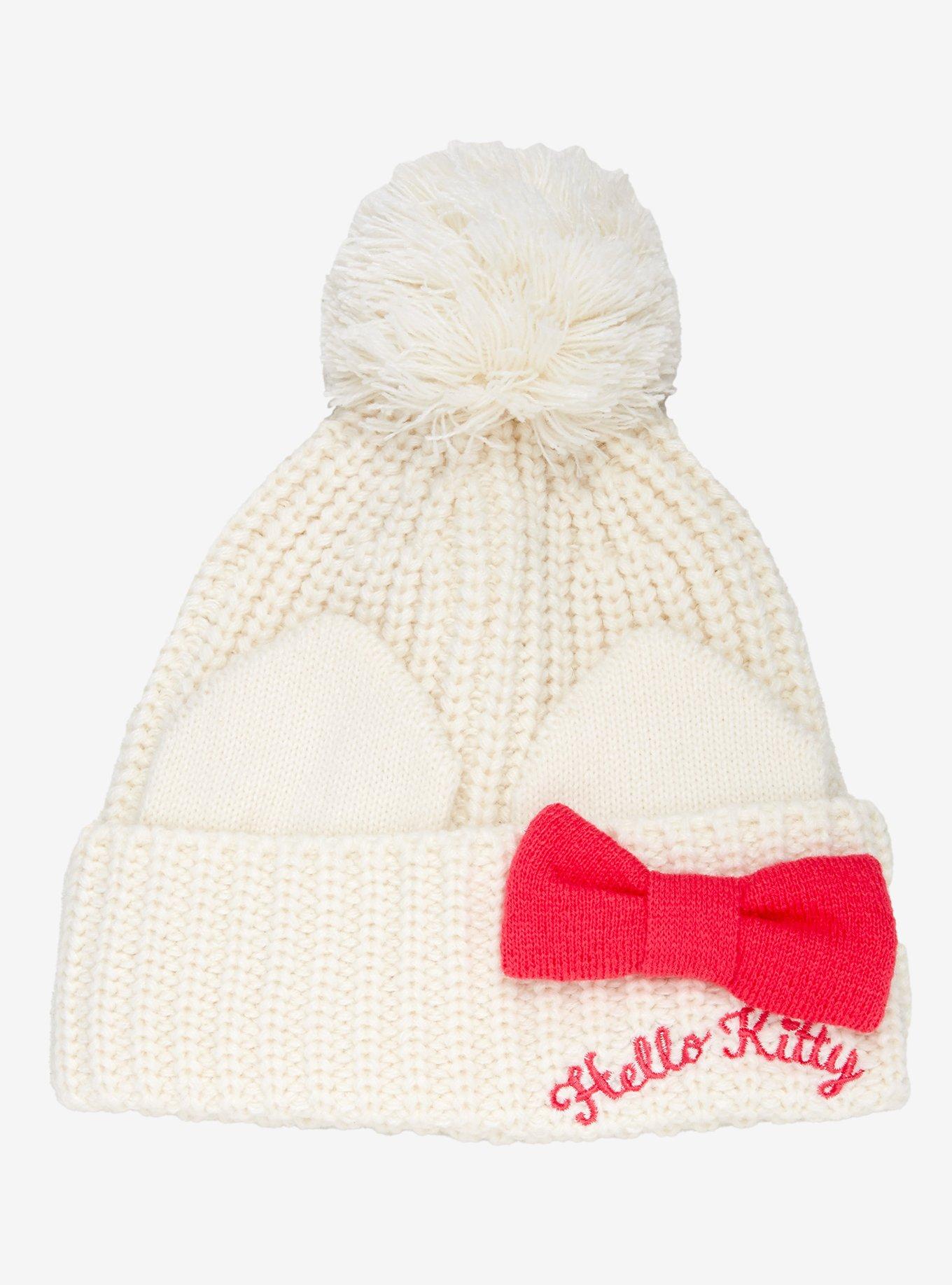 Sanrio Japan Originals Hello Kitty Bow Beanie | Hot Topic display picture 2