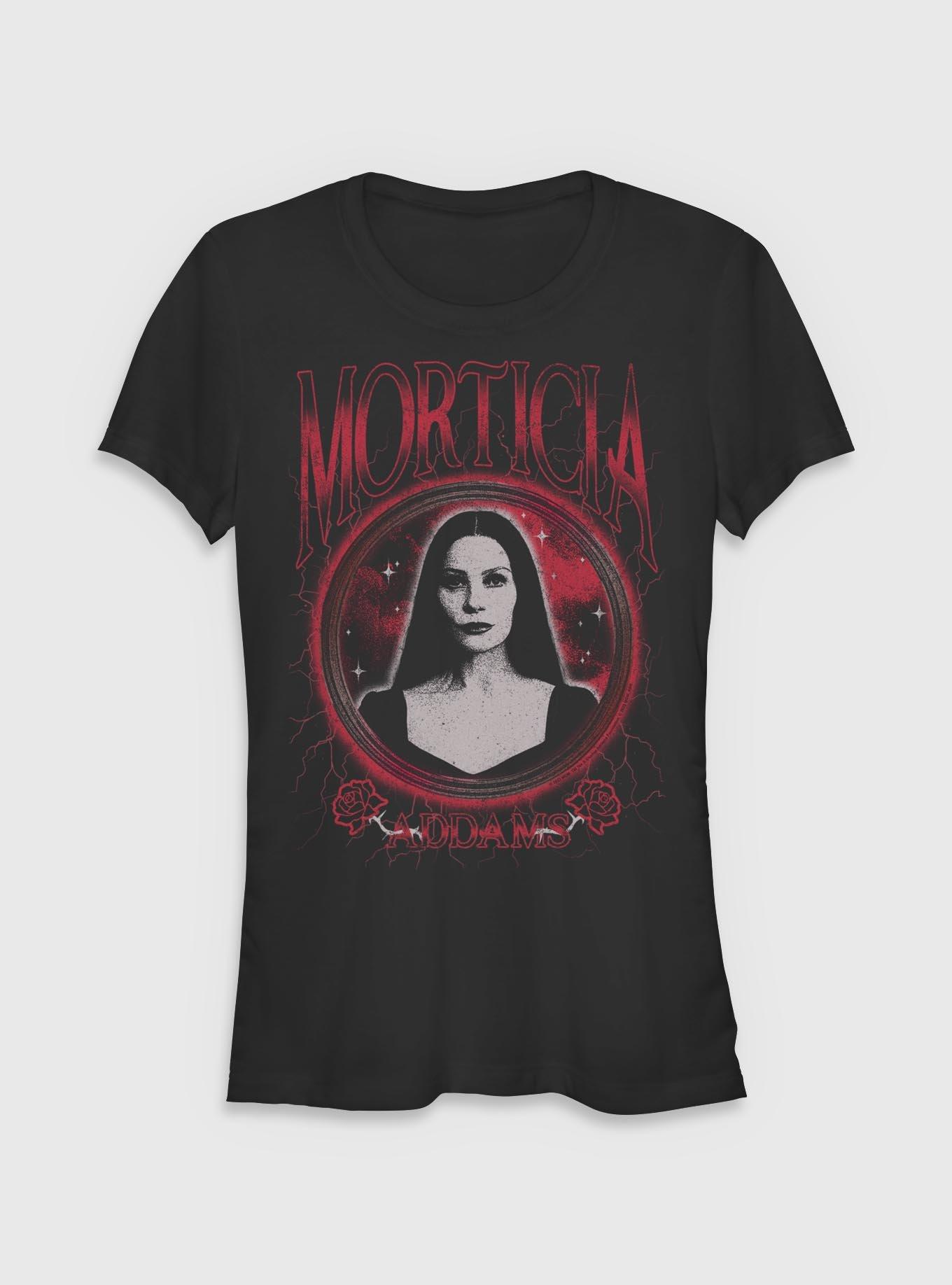 Wednesday Morticia Keeper Of Secrets Girls T-Shirt Hot Topic Exclusive, , hi-res
