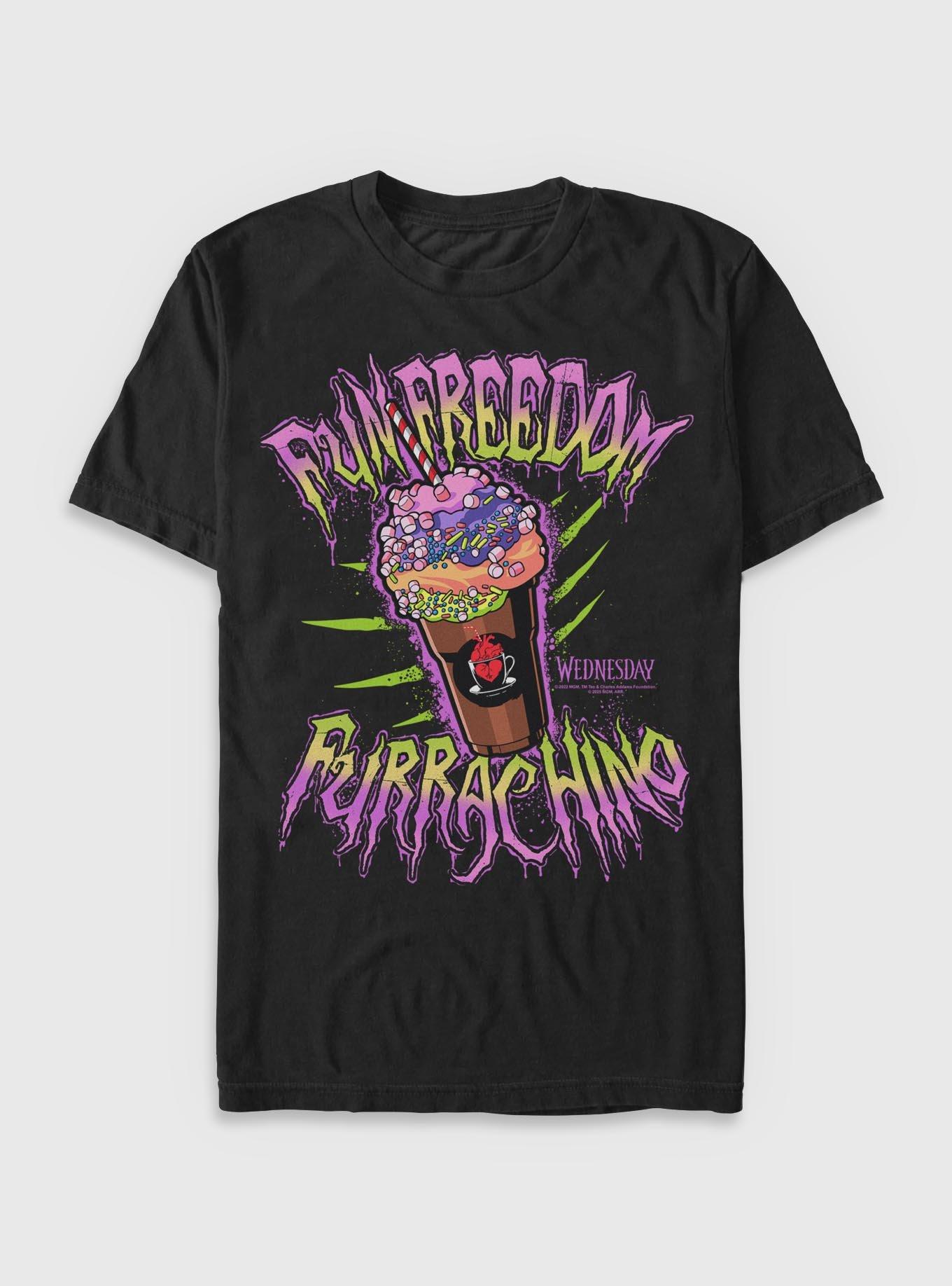 Wednesday Furrachino T-Shirt Hot Topic Exclusive, , hi-res
